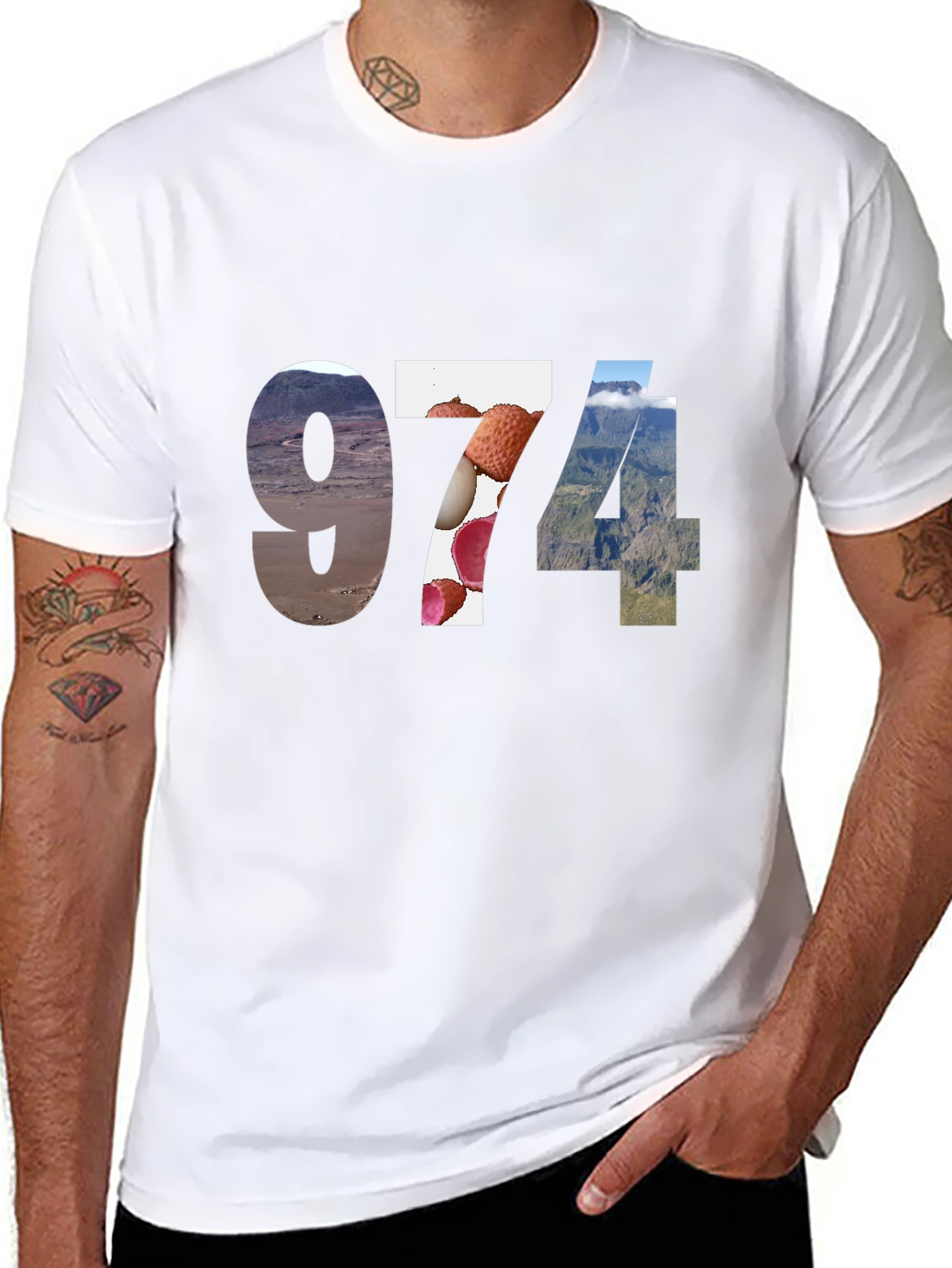974 Island Graphic Tee - Black