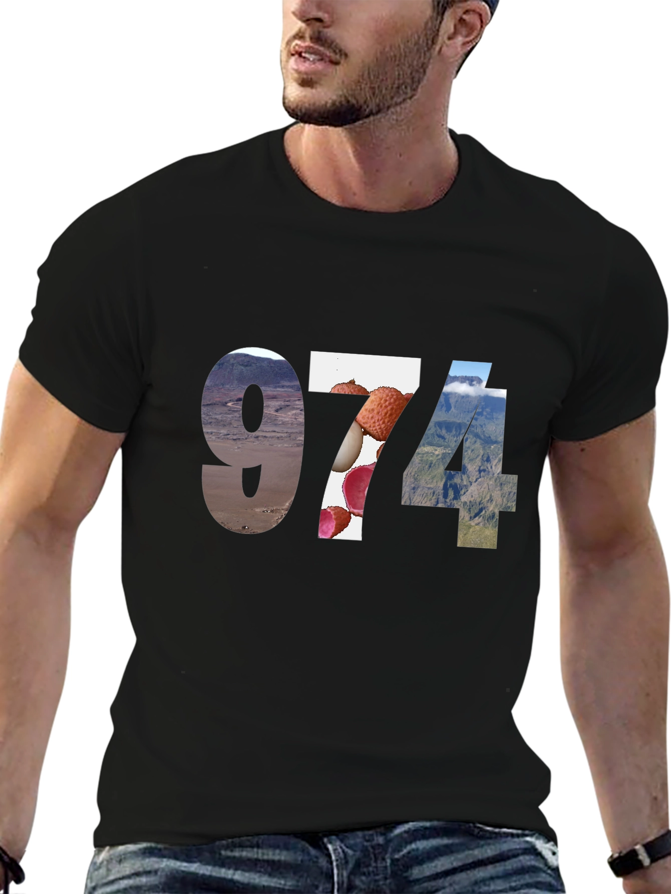 974 Island Graphic Tee - Black