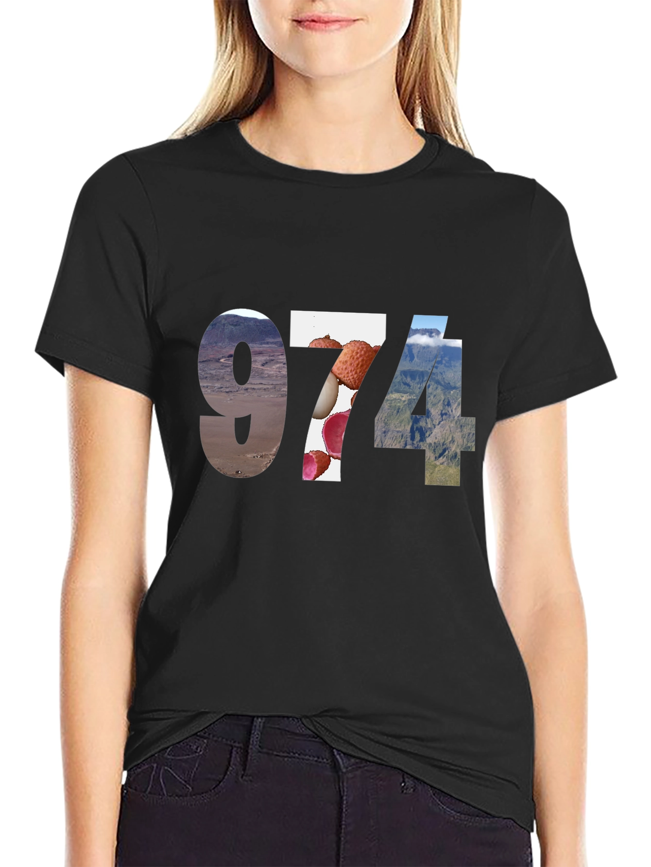 974 Island Graphic Tee - Black