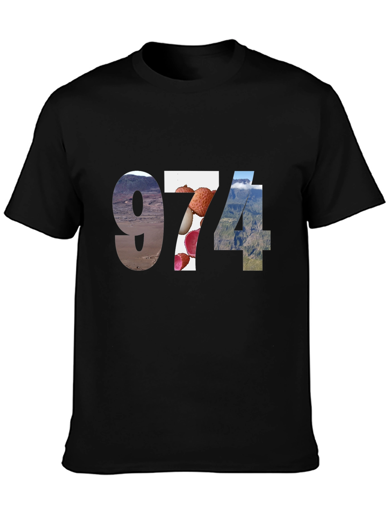 974 Island Graphic Tee - Black