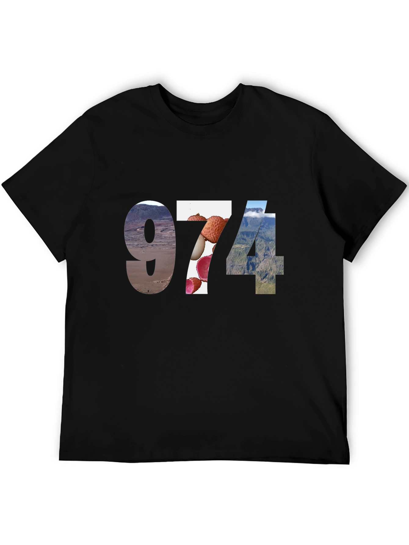 974 Island Graphic Tee - Black