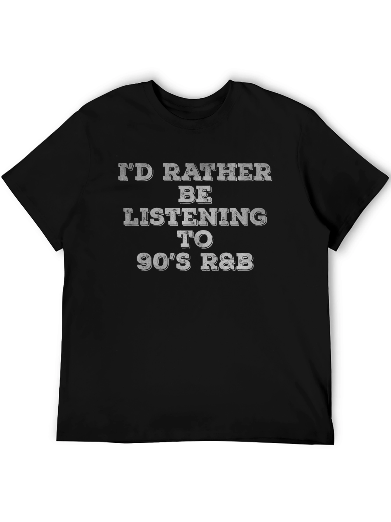90s R&B Lover Black T-Shirt