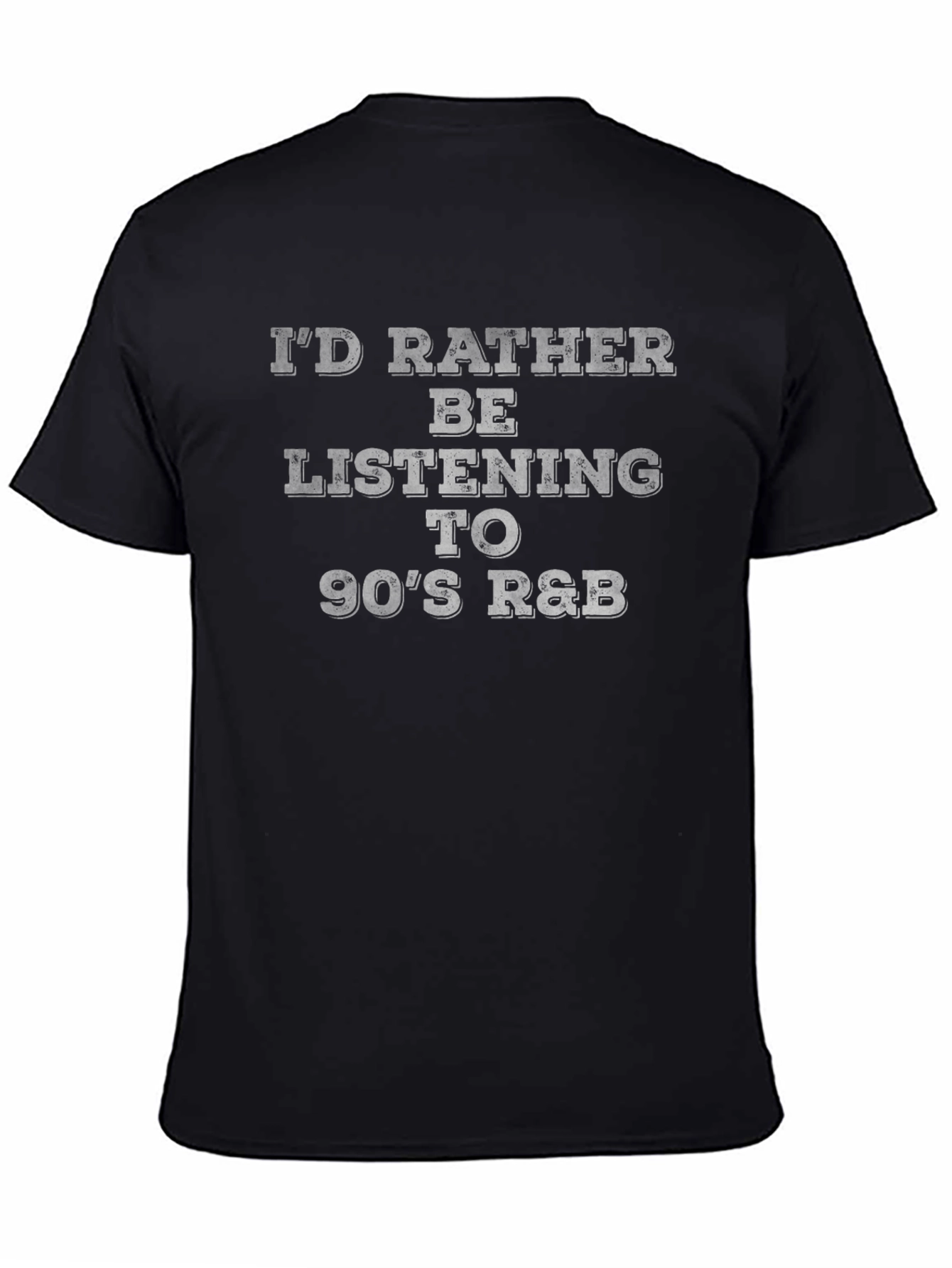90s R&B Lover Black T-Shirt