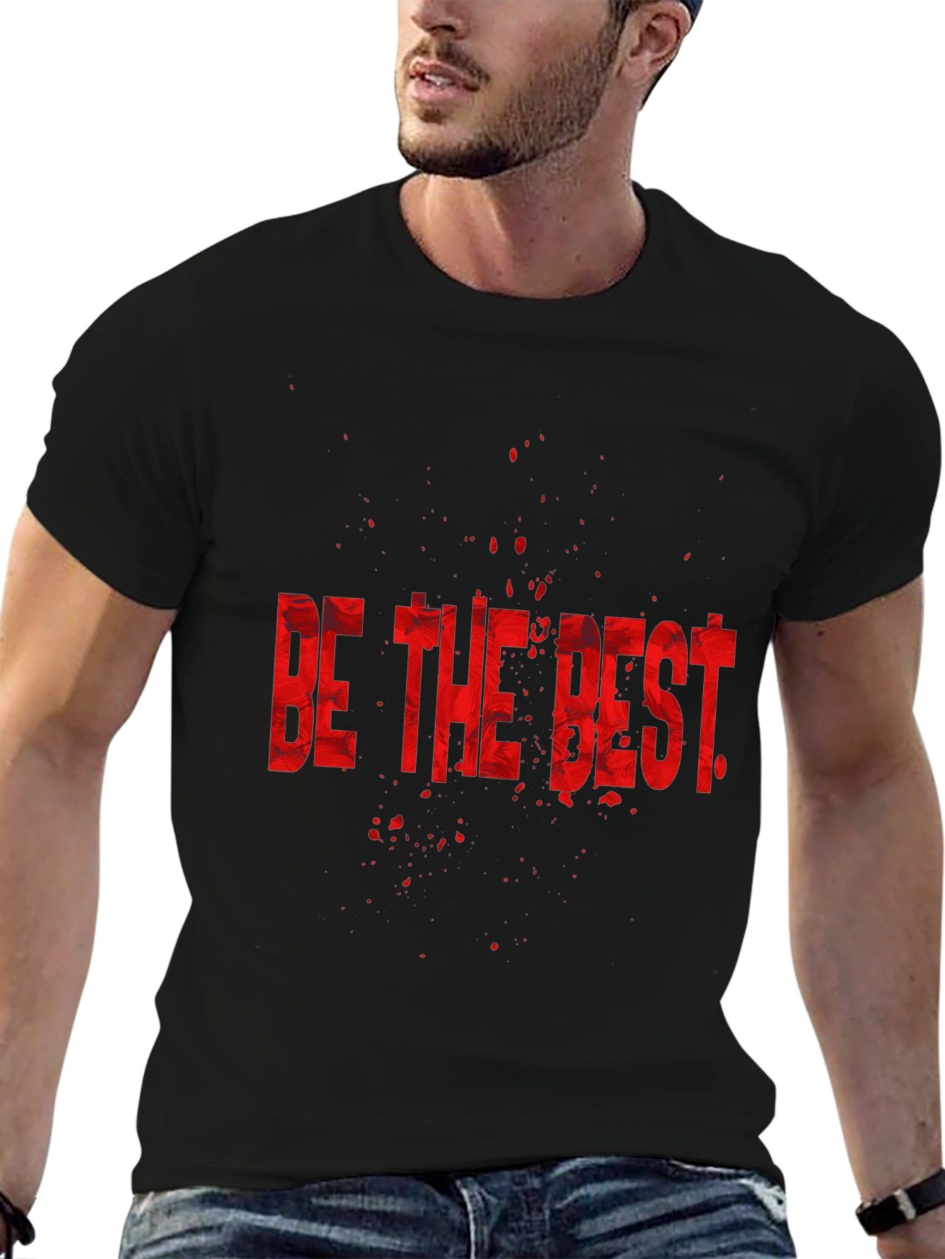 Be The Best Graphic Tee - Stylish Black T-Shirt