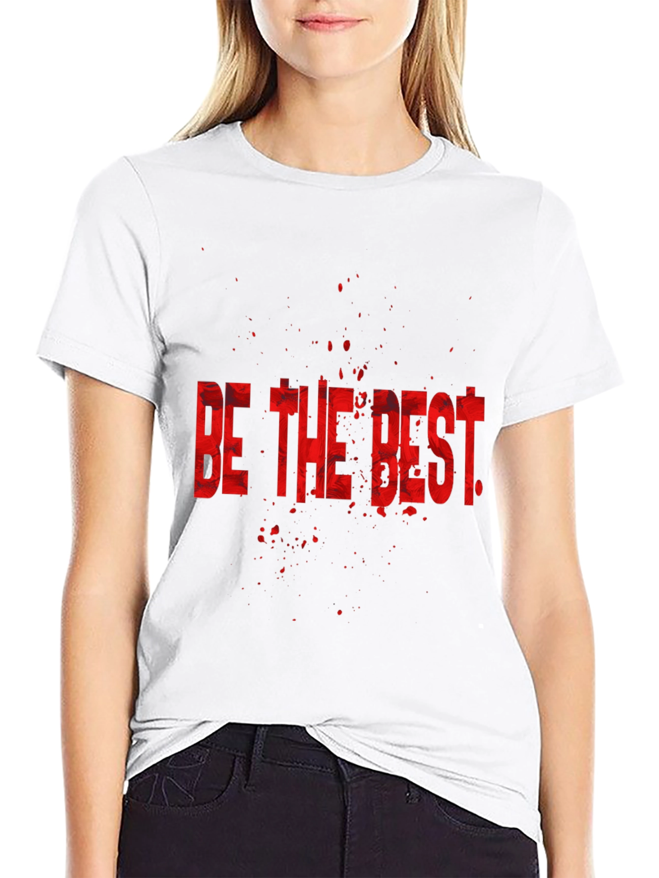 Be The Best Graphic Tee - Stylish Black T-Shirt