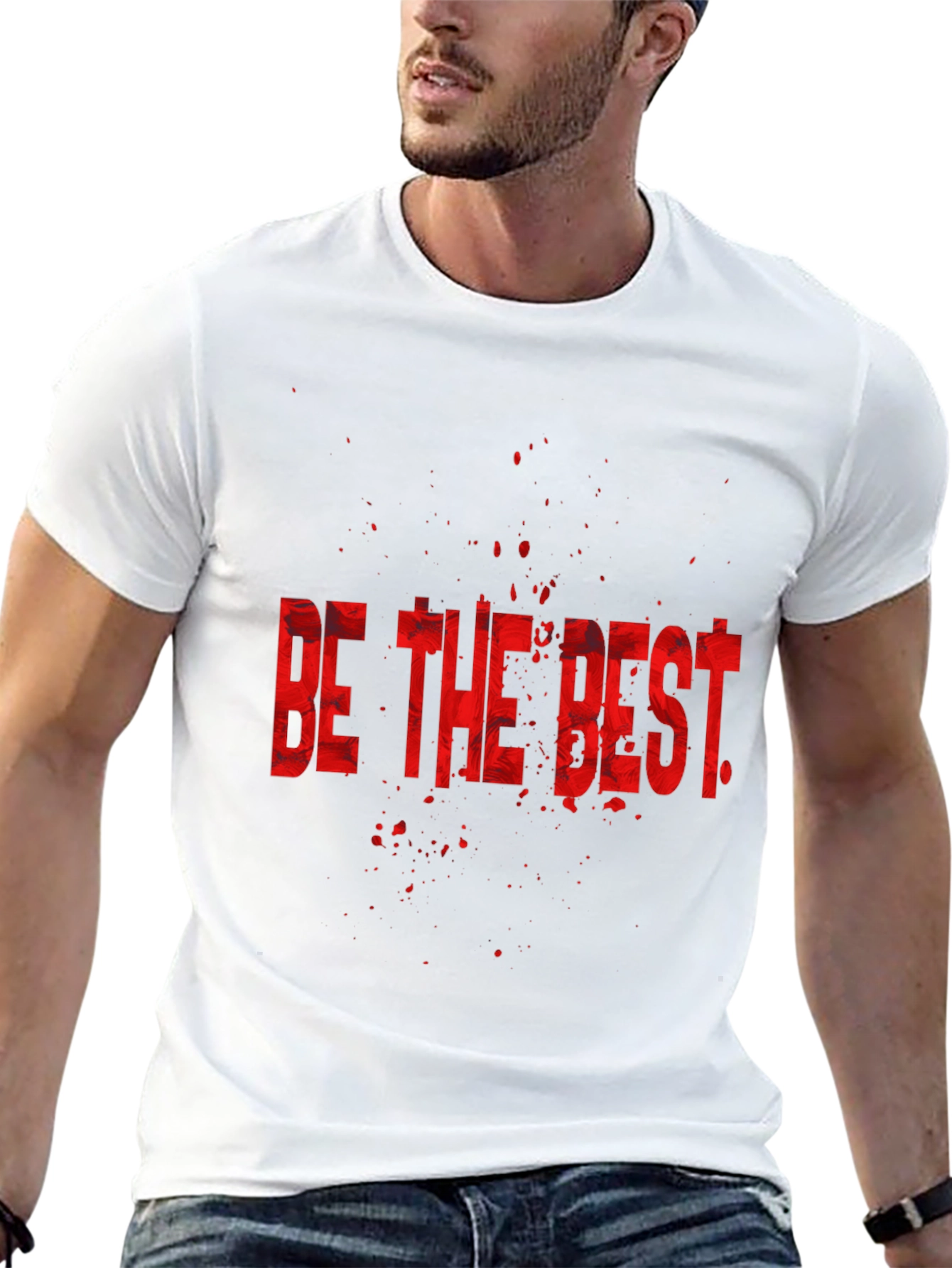 Be The Best Graphic Tee - Stylish Black T-Shirt