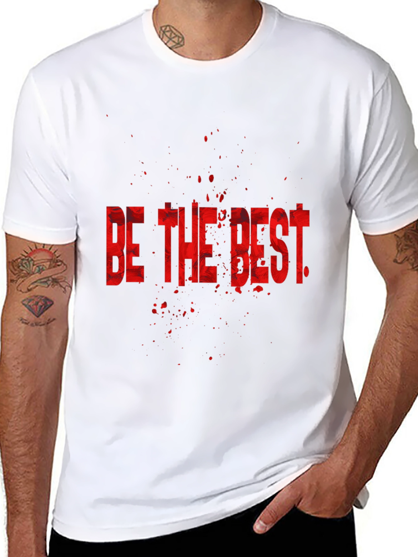 Be The Best Graphic Tee - Stylish Black T-Shirt