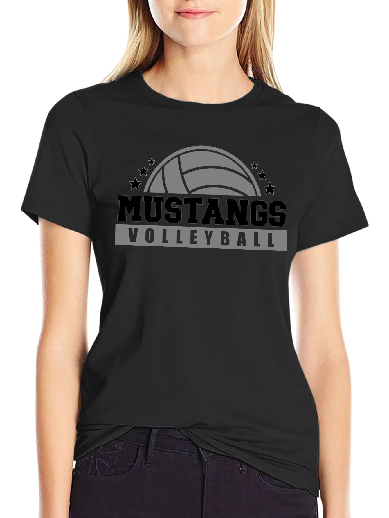 Mustangs Volleyball Graphic T-Shirt