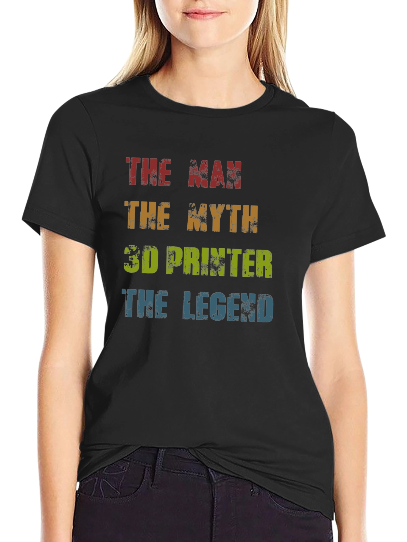 3D Printer Legend T-Shirt: Man Myth Legend