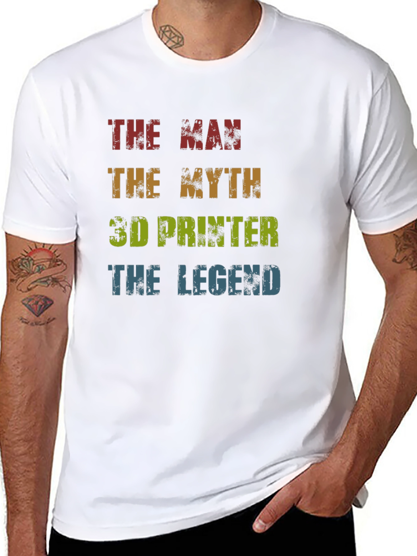3D Printer Legend T-Shirt: Man Myth Legend