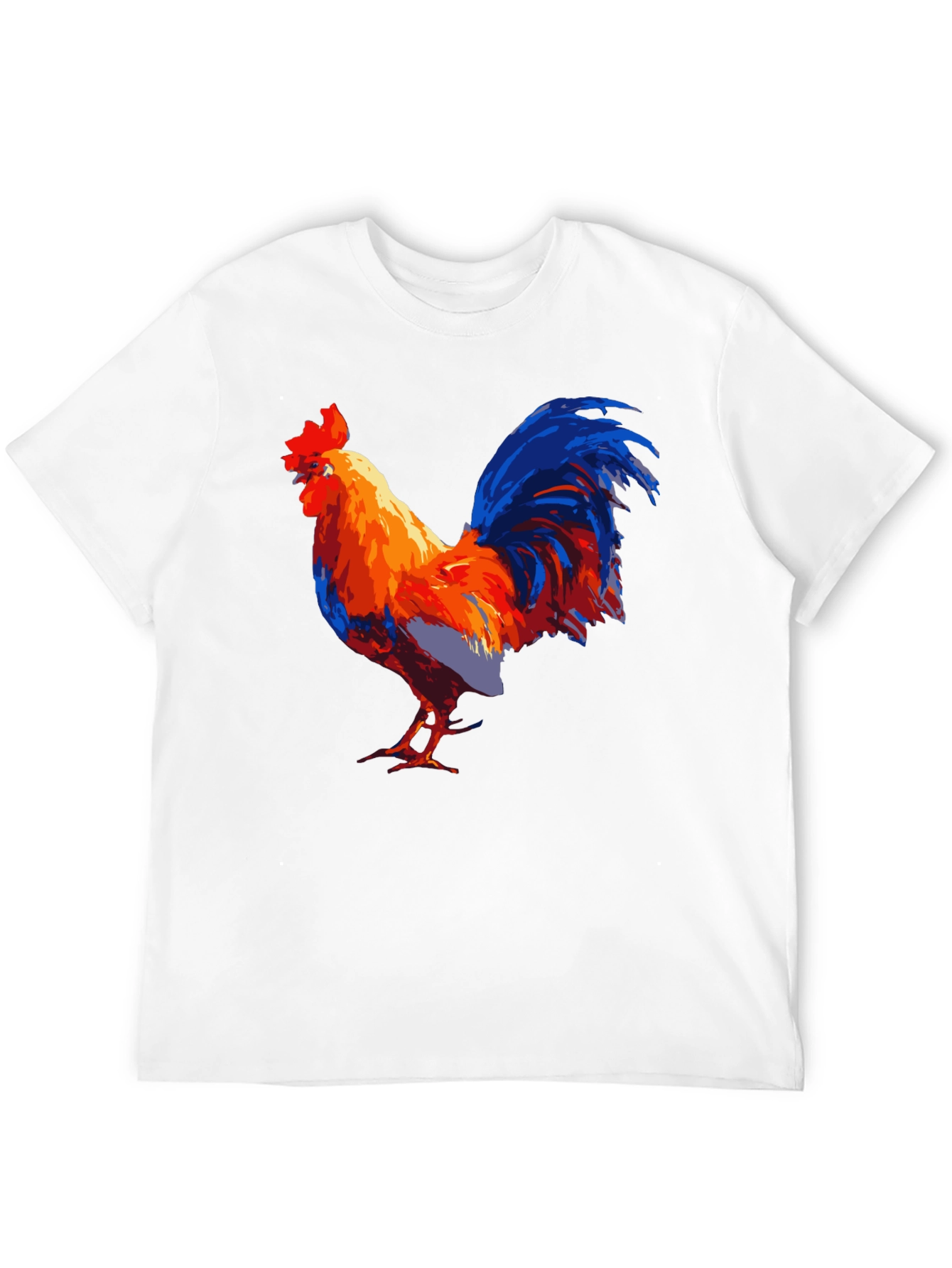 Bold Rooster Graphic Tee - Mens Black T-Shirt