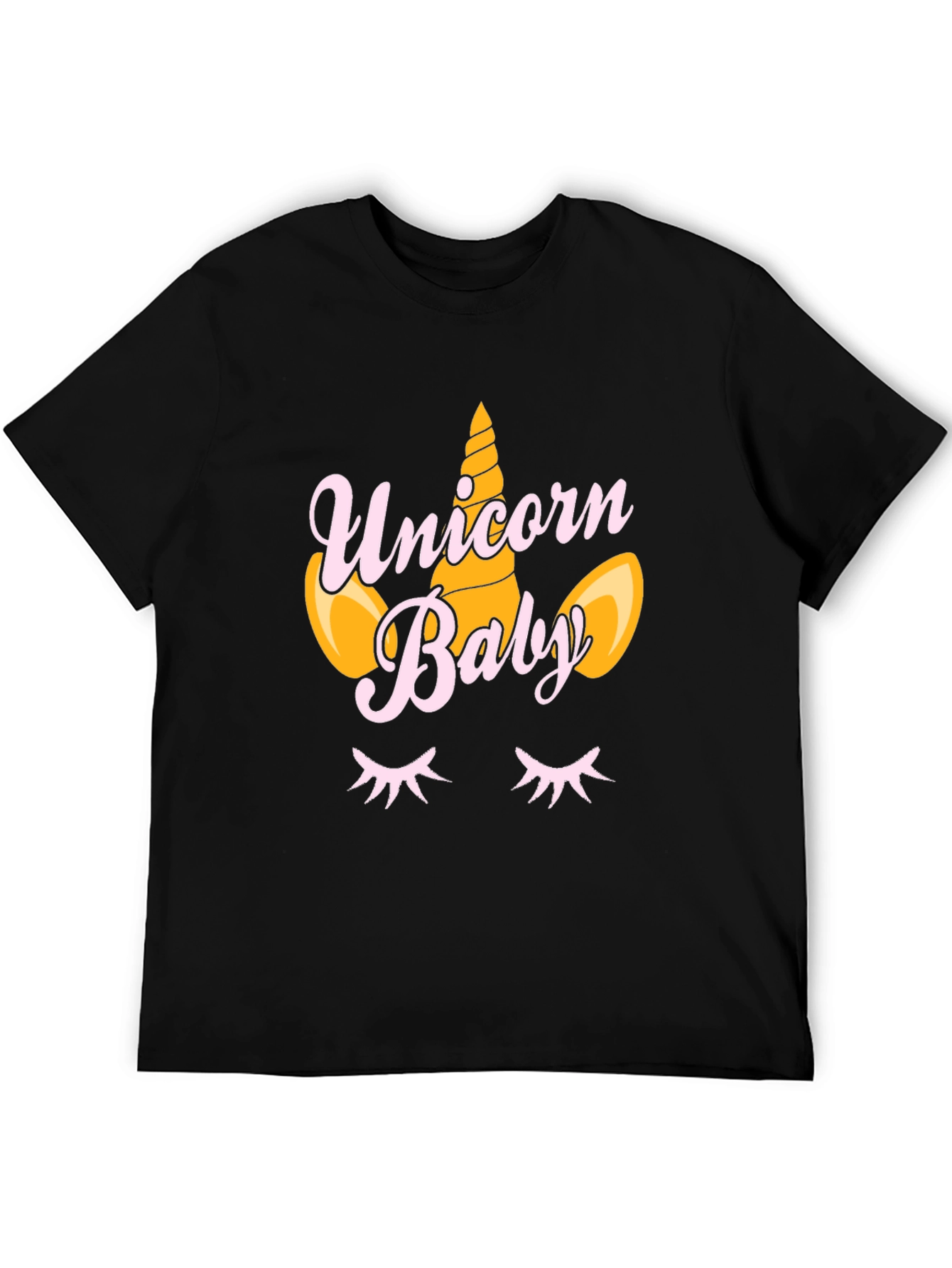 Unicorn Baby Black T-Shirt