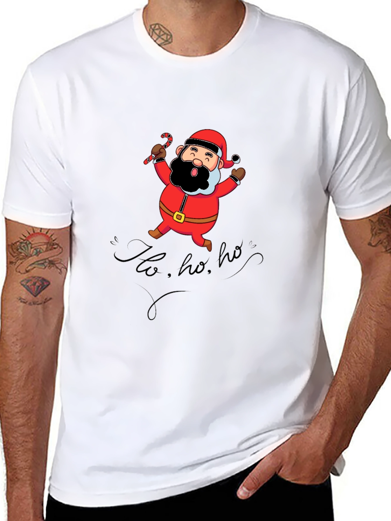 Santa Claus T-Shirt - Festive Holiday Tee