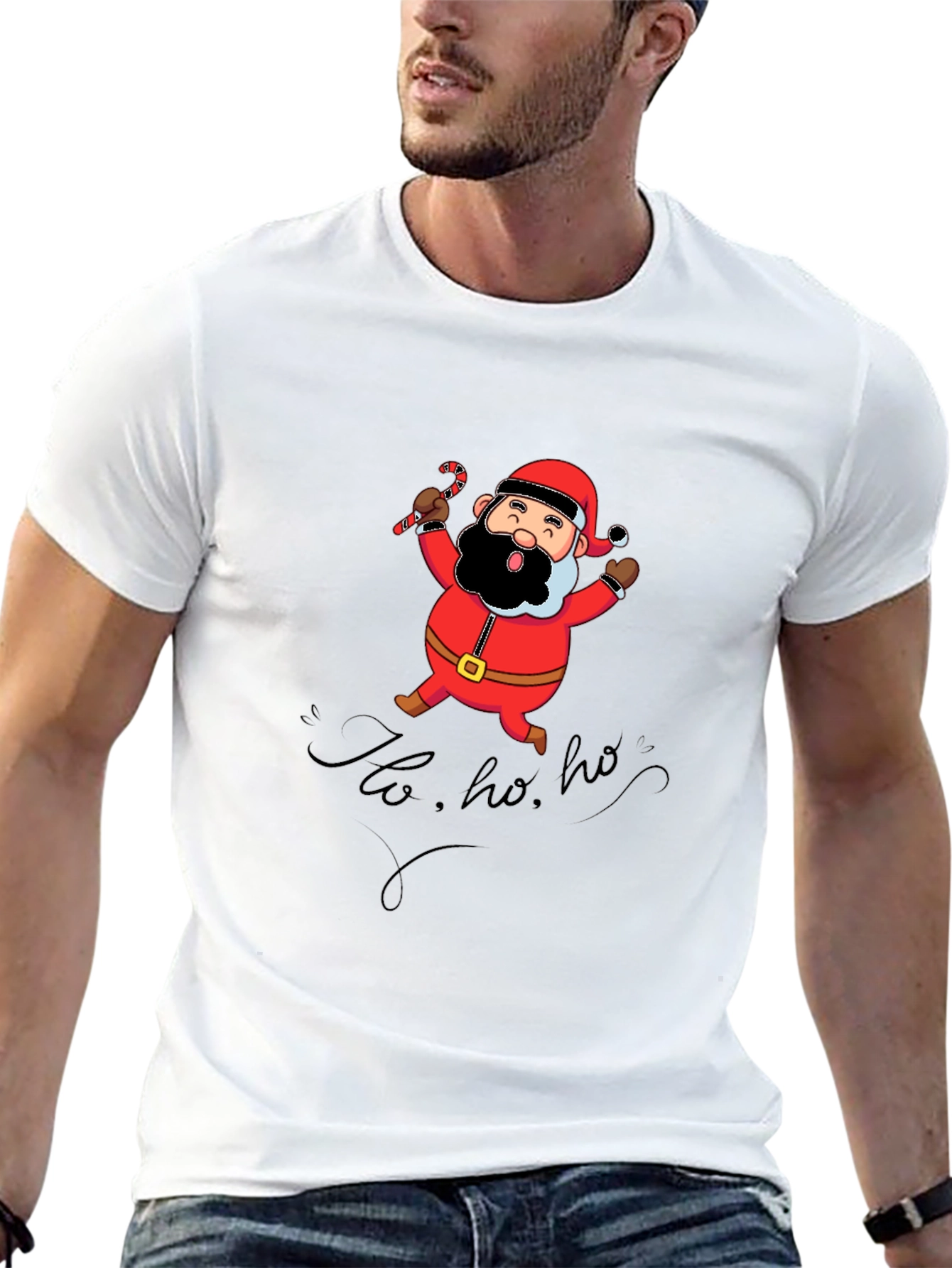 Santa Claus T-Shirt - Festive Holiday Tee