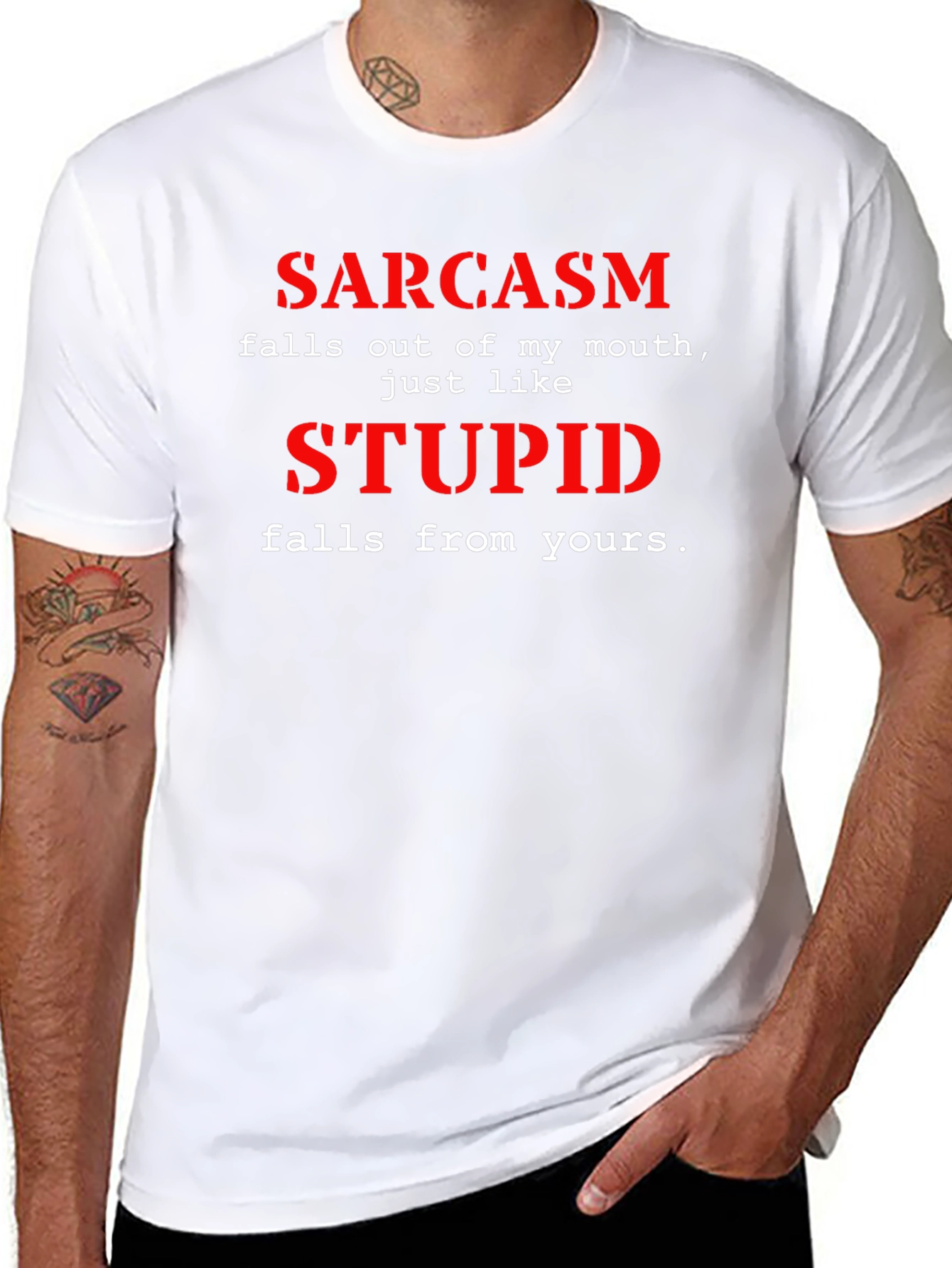 Sarcasm Graphic Tee - Funny Sarcastic T-Shirt
