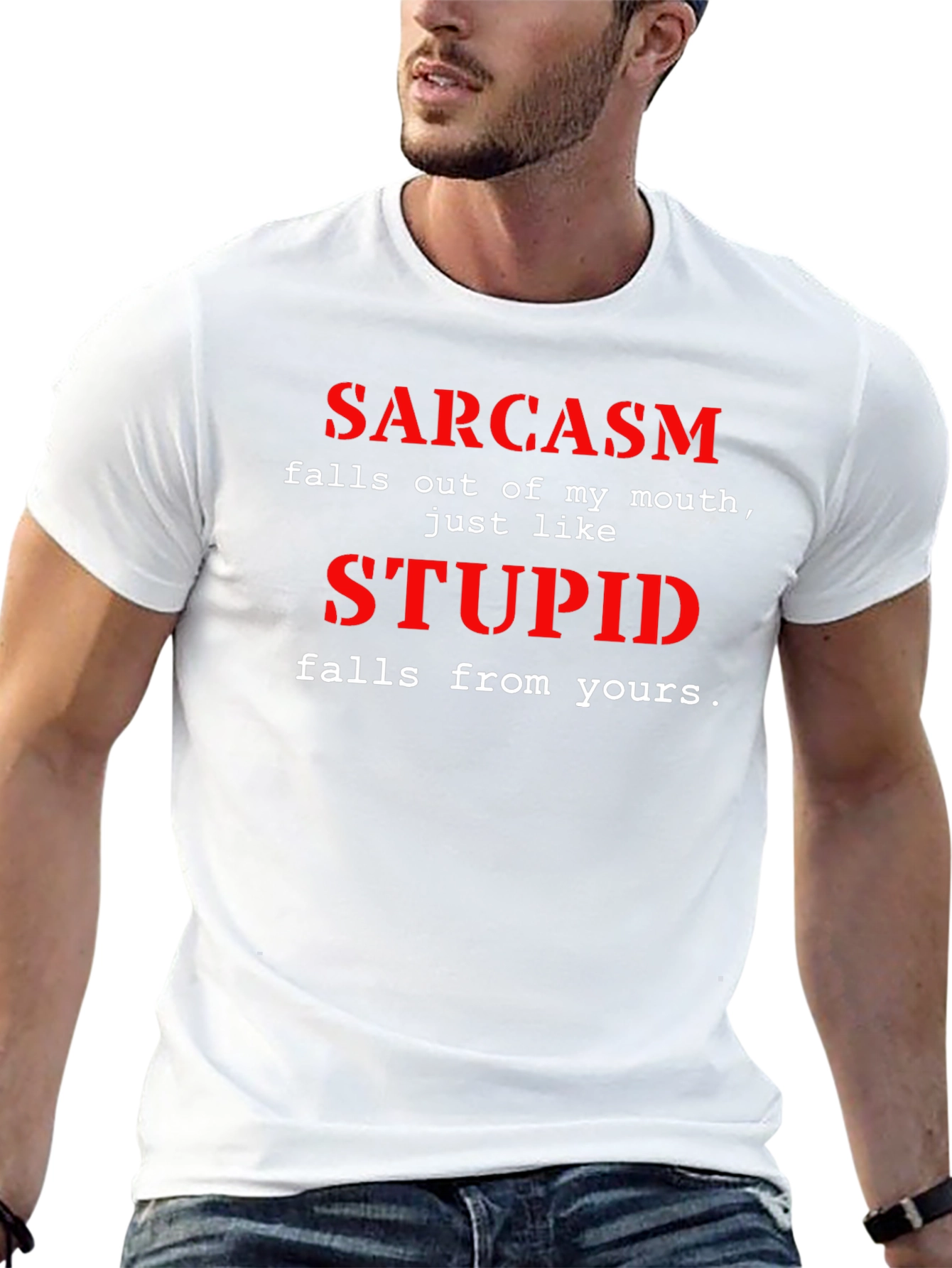 Sarcasm Graphic Tee - Funny Sarcastic T-Shirt