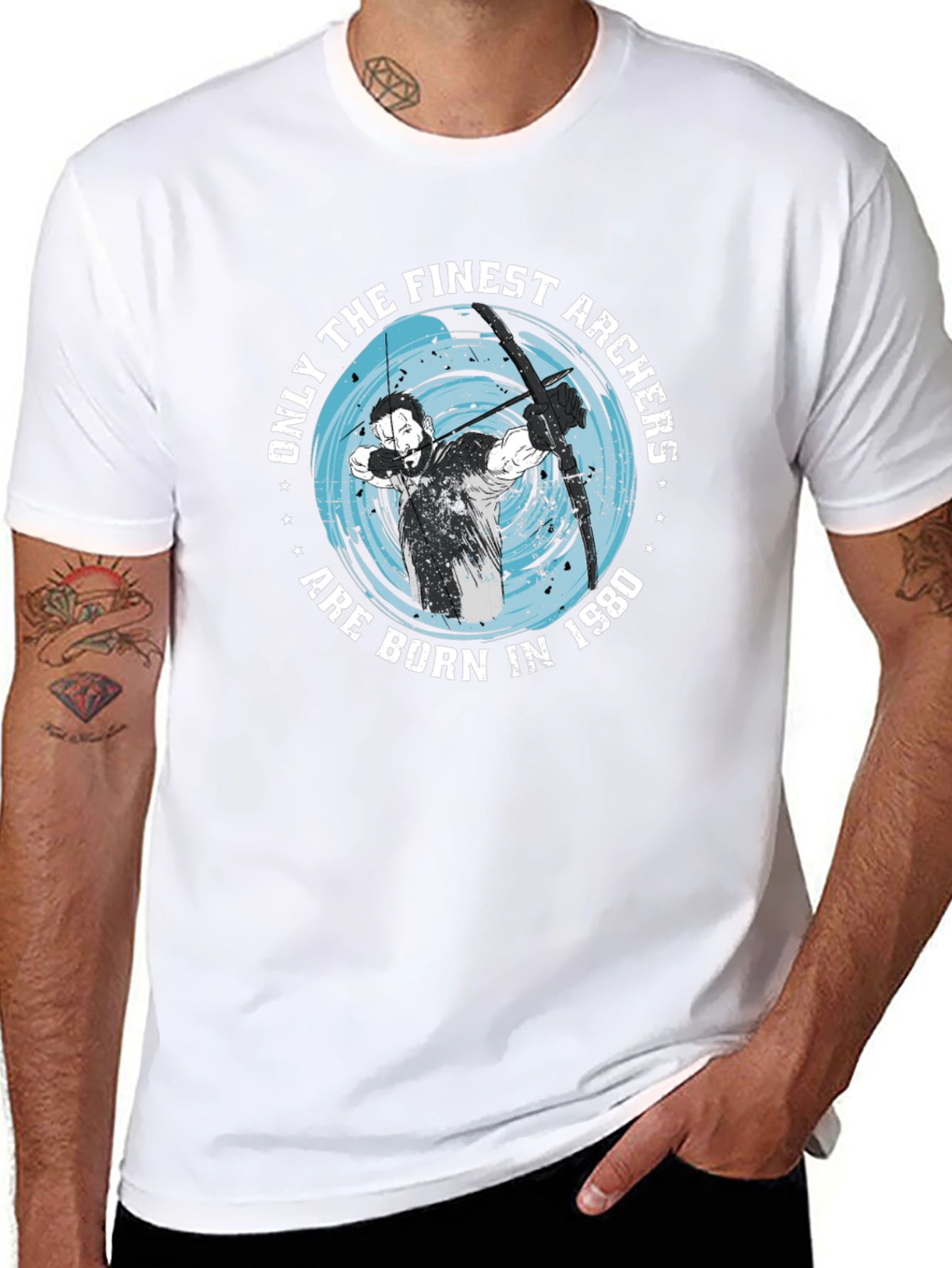 Finest Archers Born In 1980 T-Shirt