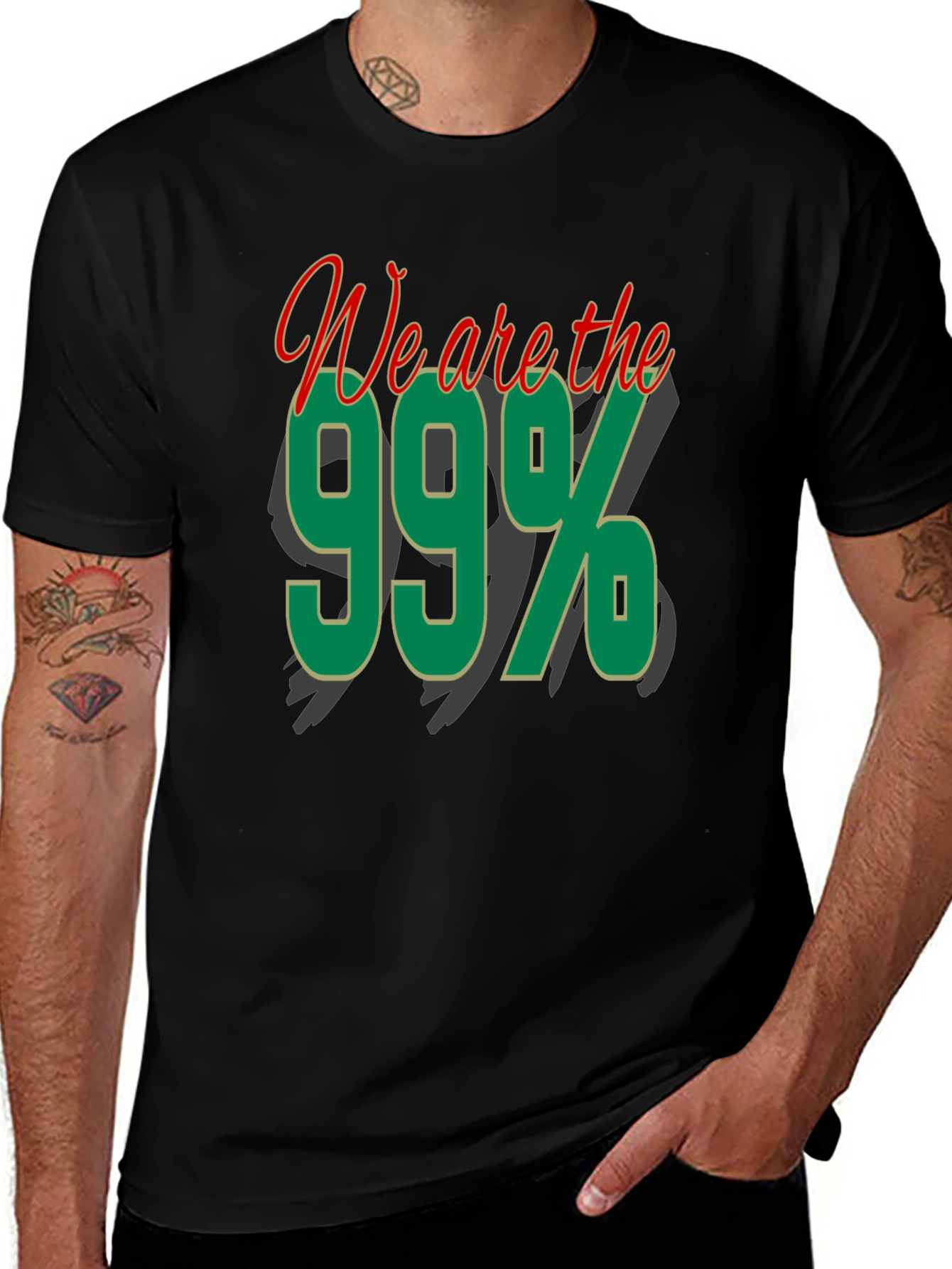 We are the 99% T-Shirt Black