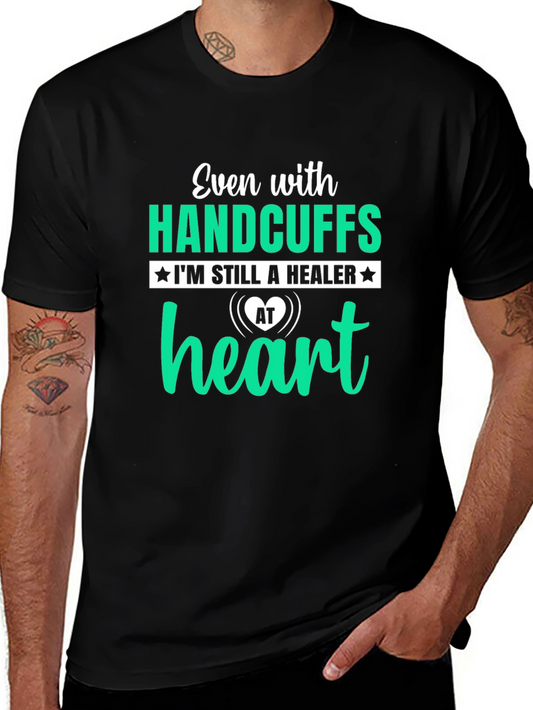 Handcuffs Healer Graphic T-Shirt - Black