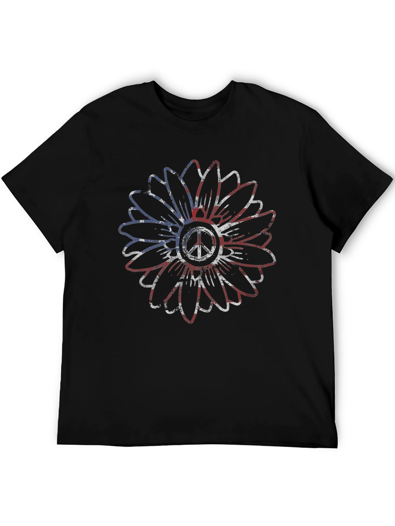 Peace Sunflower Graphic Tee