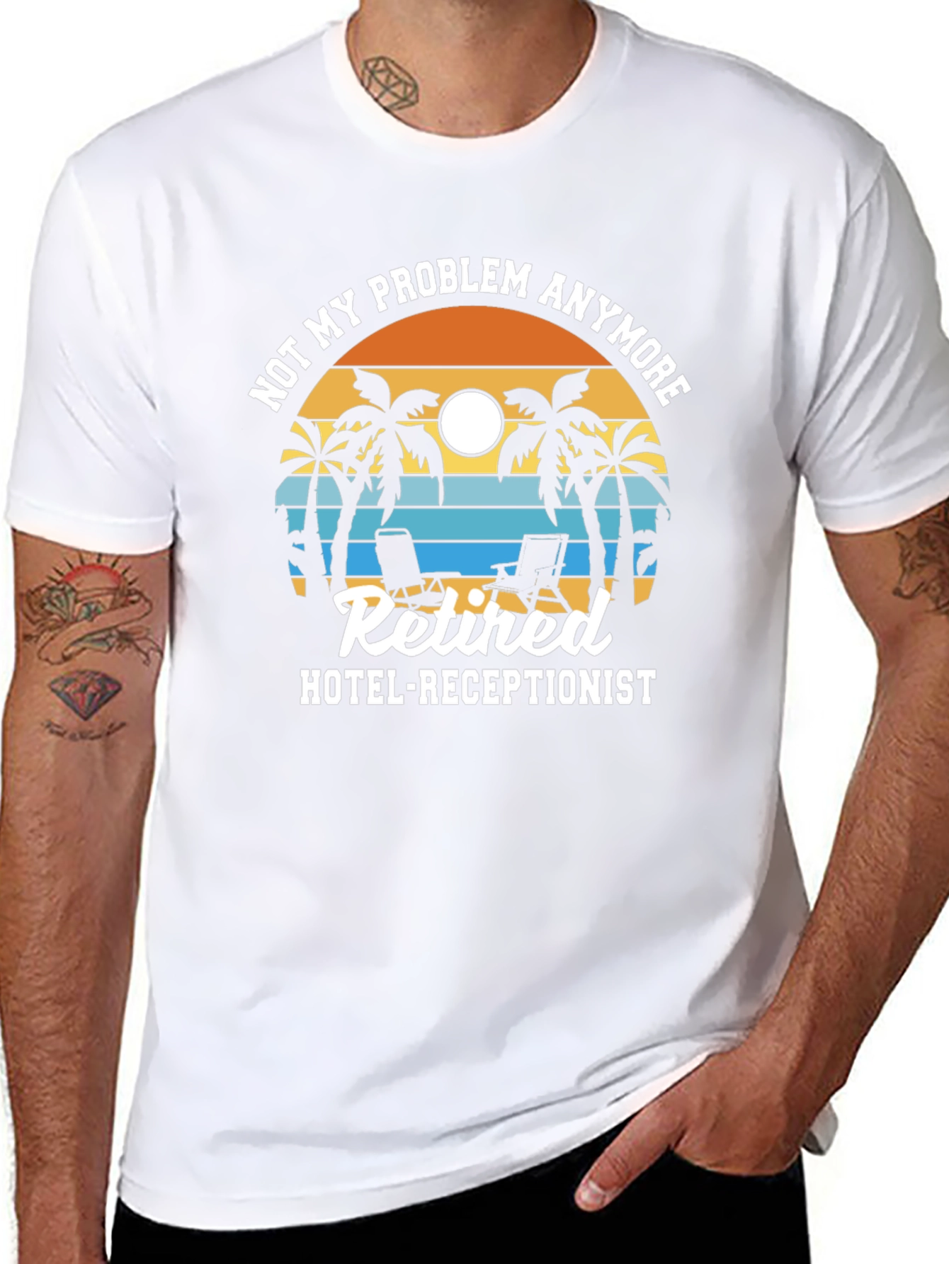 Retired Hotel Receptionist Graphic T-Shirt