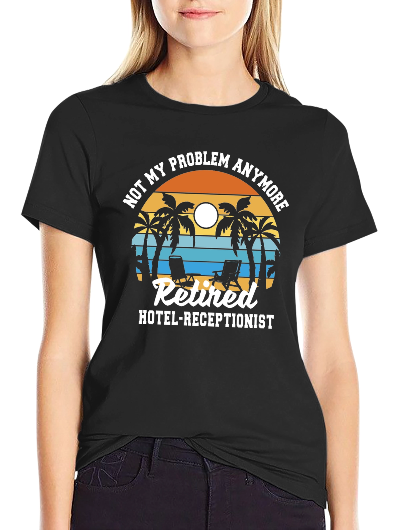 Retired Hotel Receptionist Graphic T-Shirt