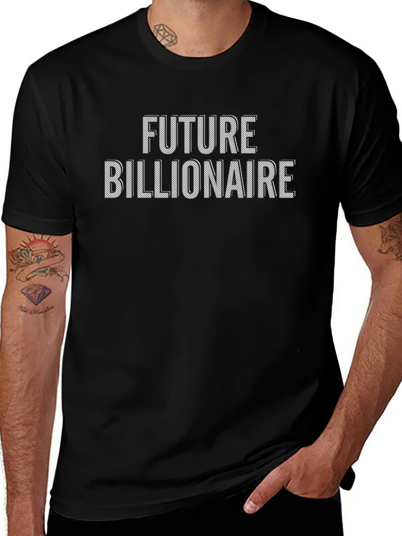 Future Billionaire Black T-Shirt