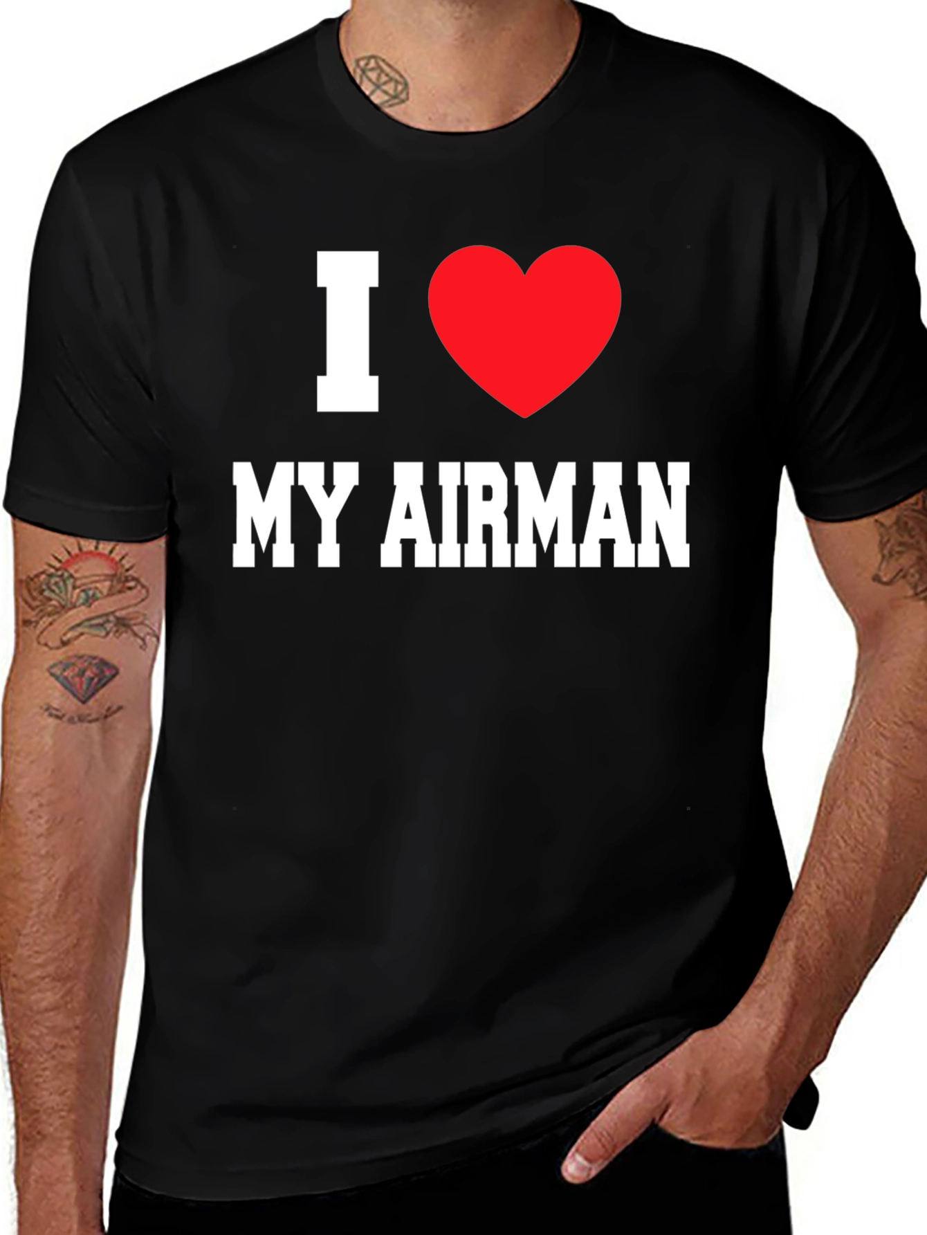 I Heart My Airman T-Shirt