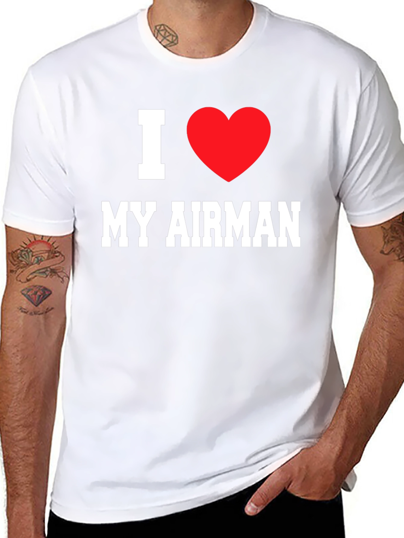 I Heart My Airman T-Shirt