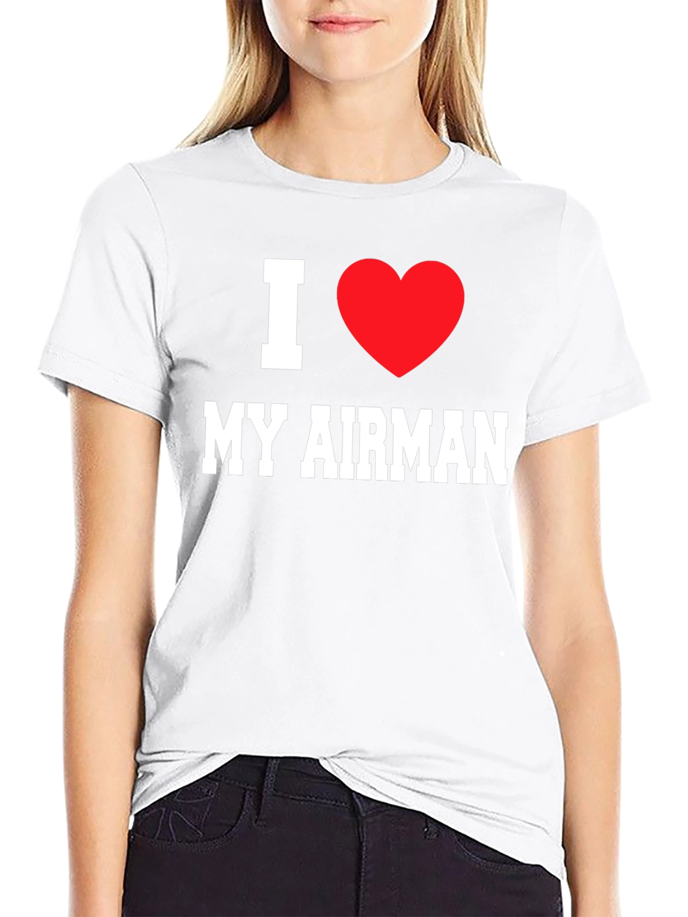 I Heart My Airman T-Shirt