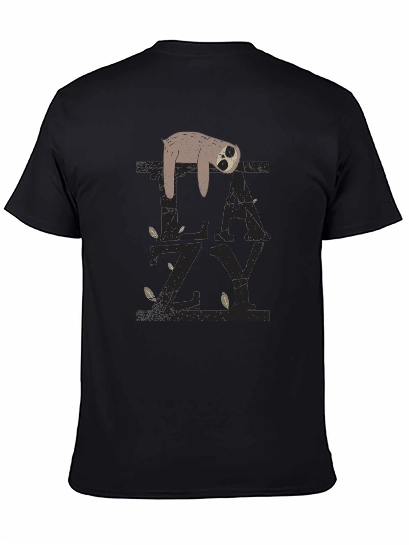 Lazy Sloth Graphic Tee - Relaxed Fit