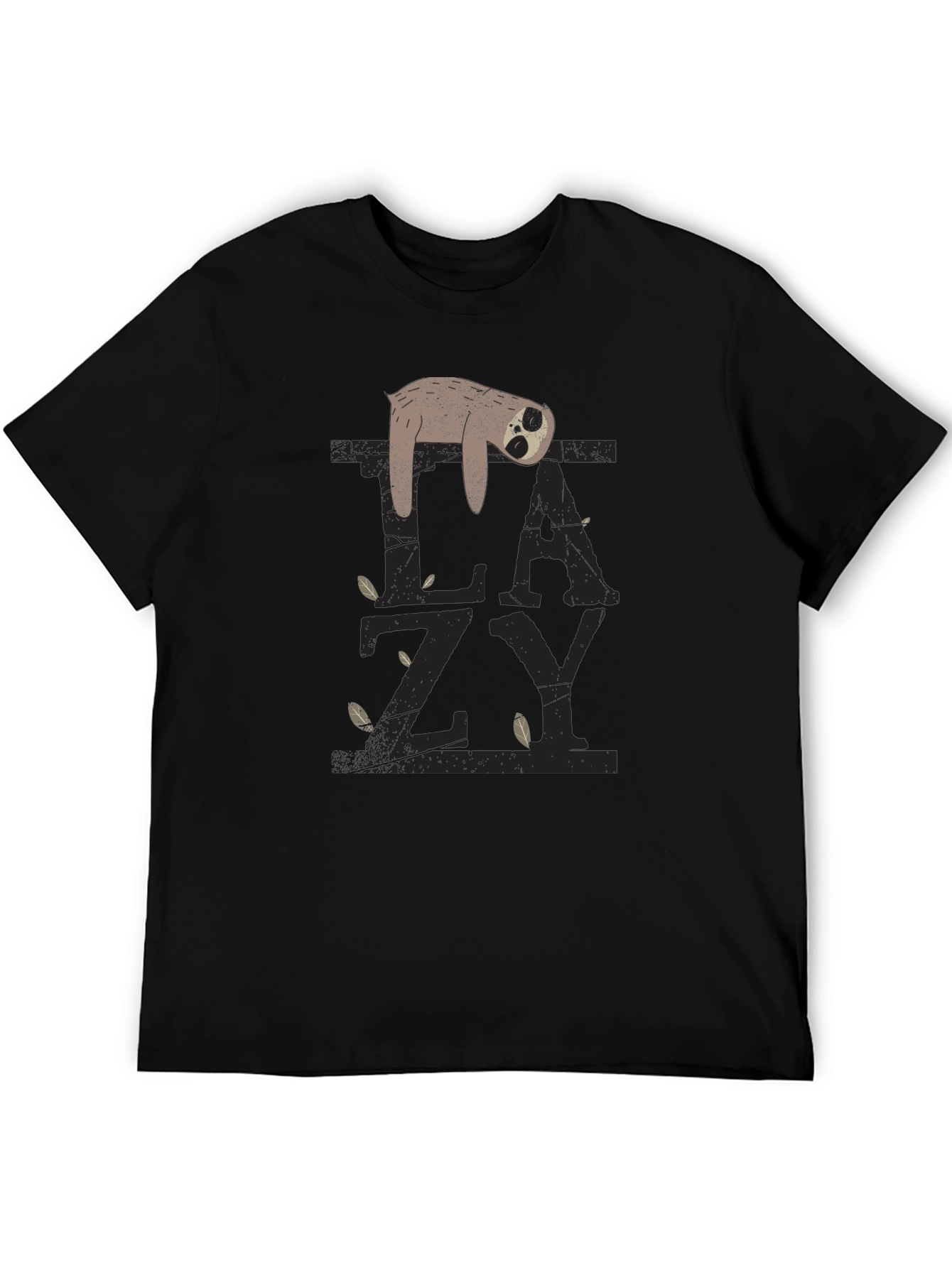 Lazy Sloth Graphic Tee - Relaxed Fit