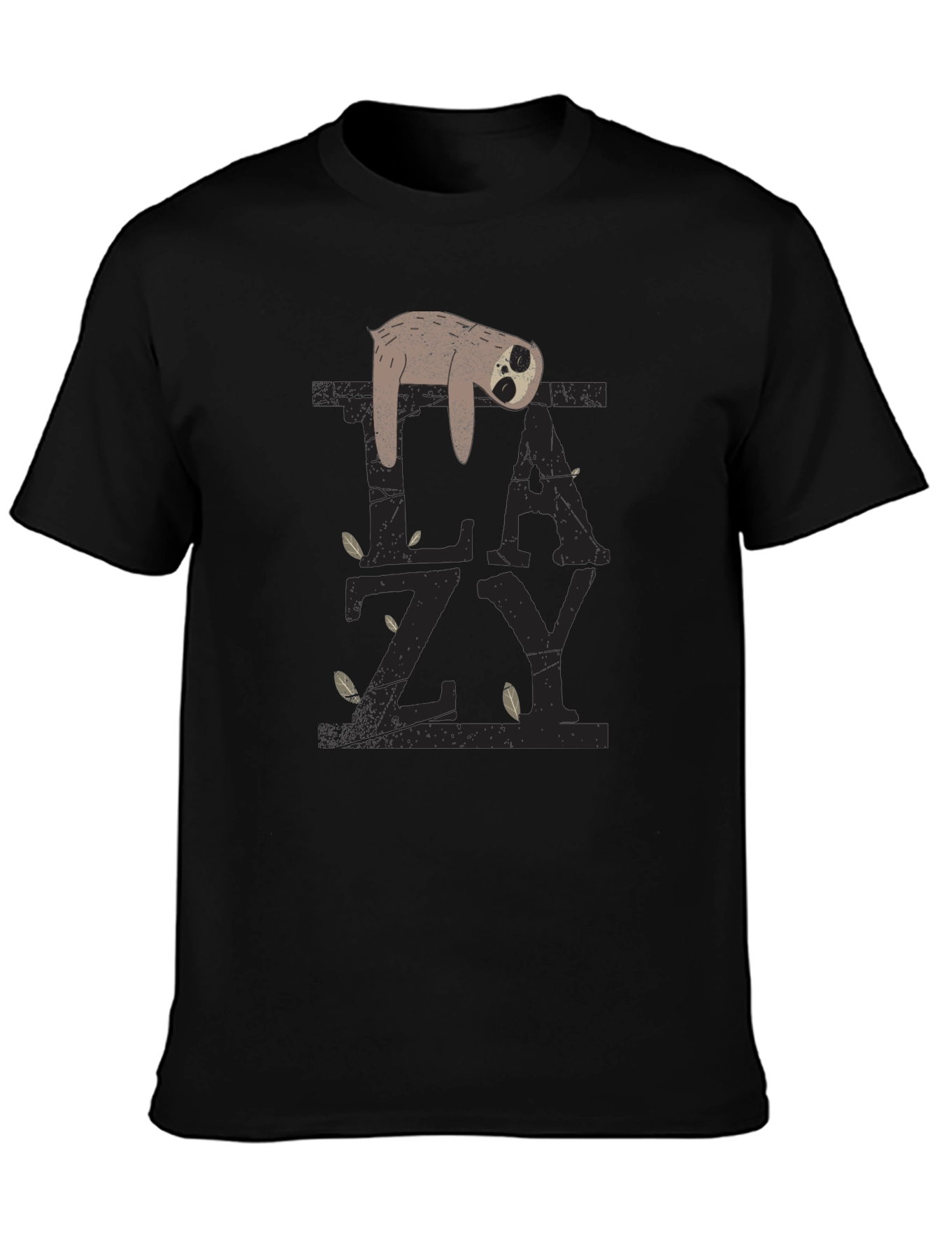 Lazy Sloth Graphic Tee - Relaxed Fit