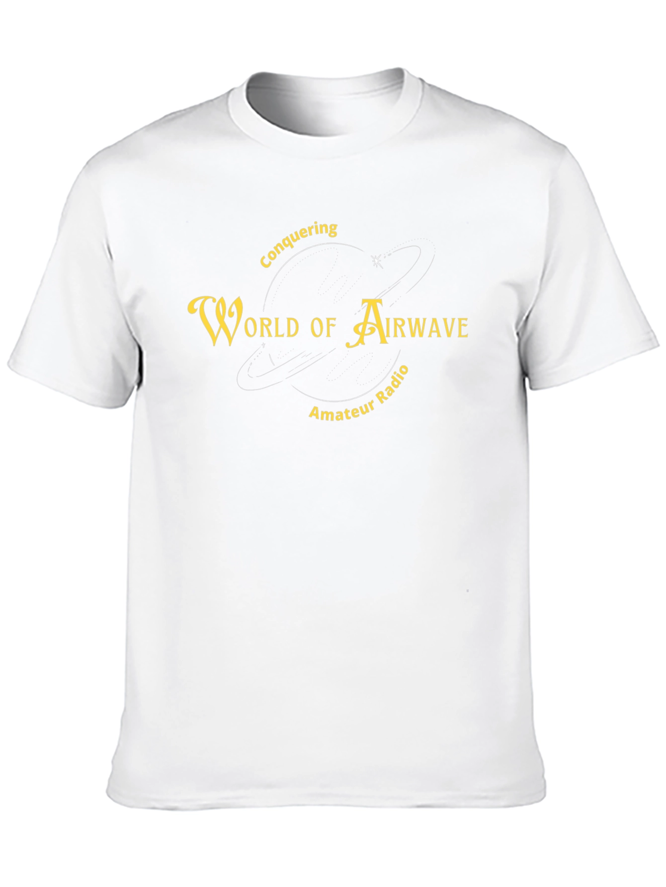World of Airwave Amateur Radio Black T-Shirt