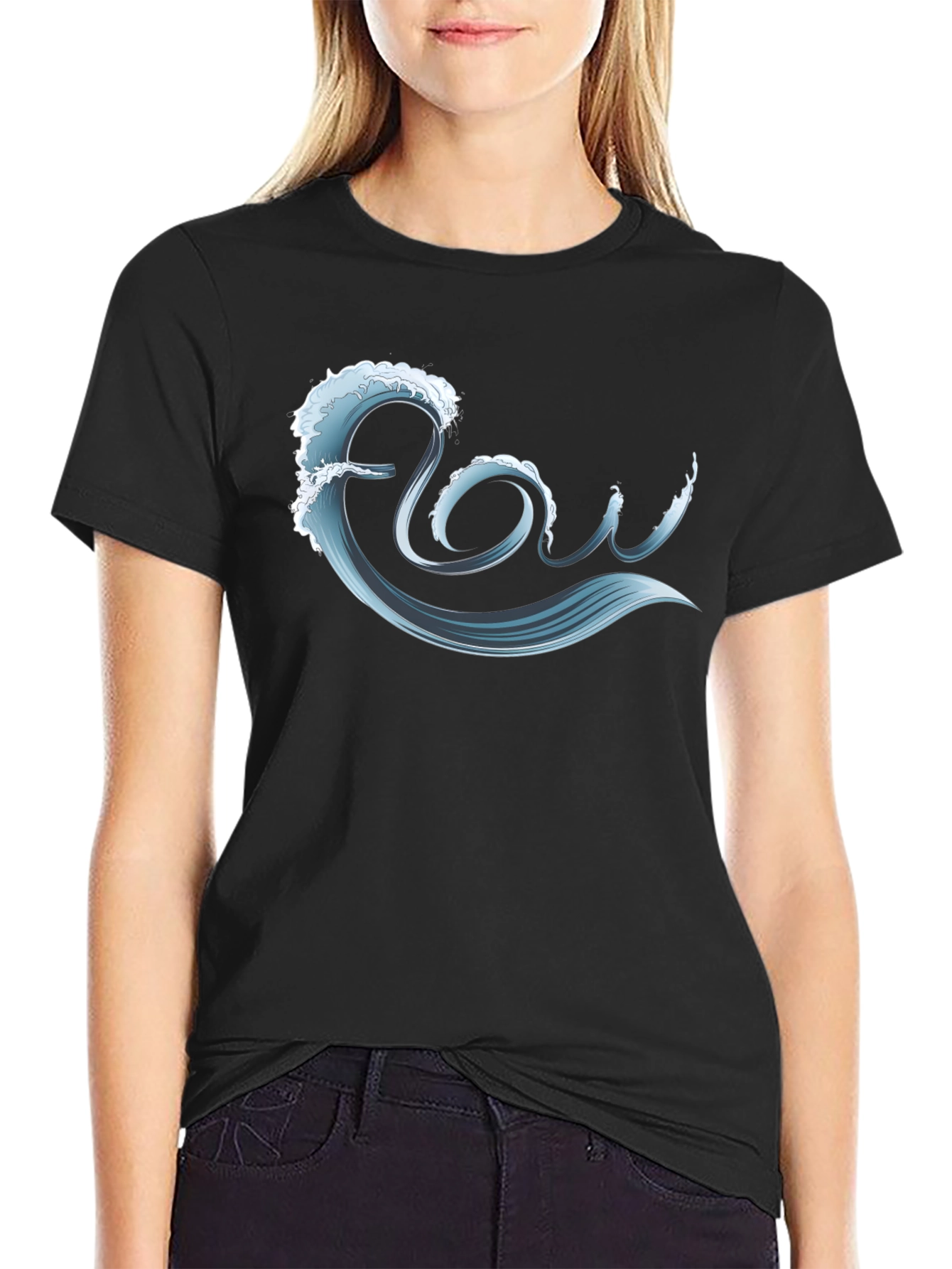 Flow Wave Graphic T-Shirt