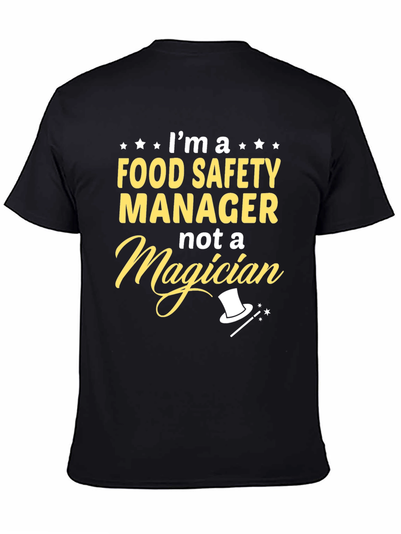Food Safety Manager Novelty Graphic T-Shirt