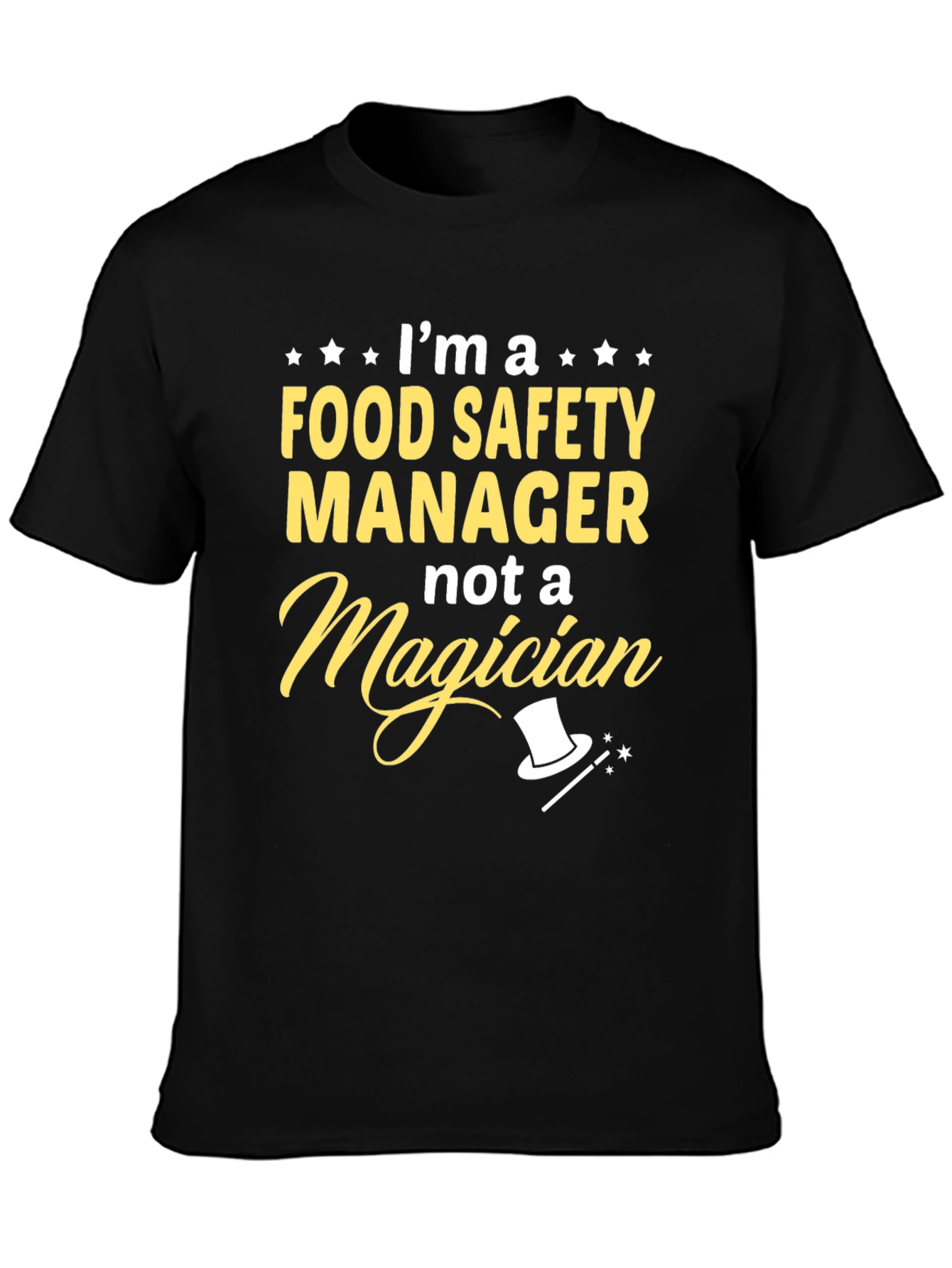 Food Safety Manager Novelty Graphic T-Shirt