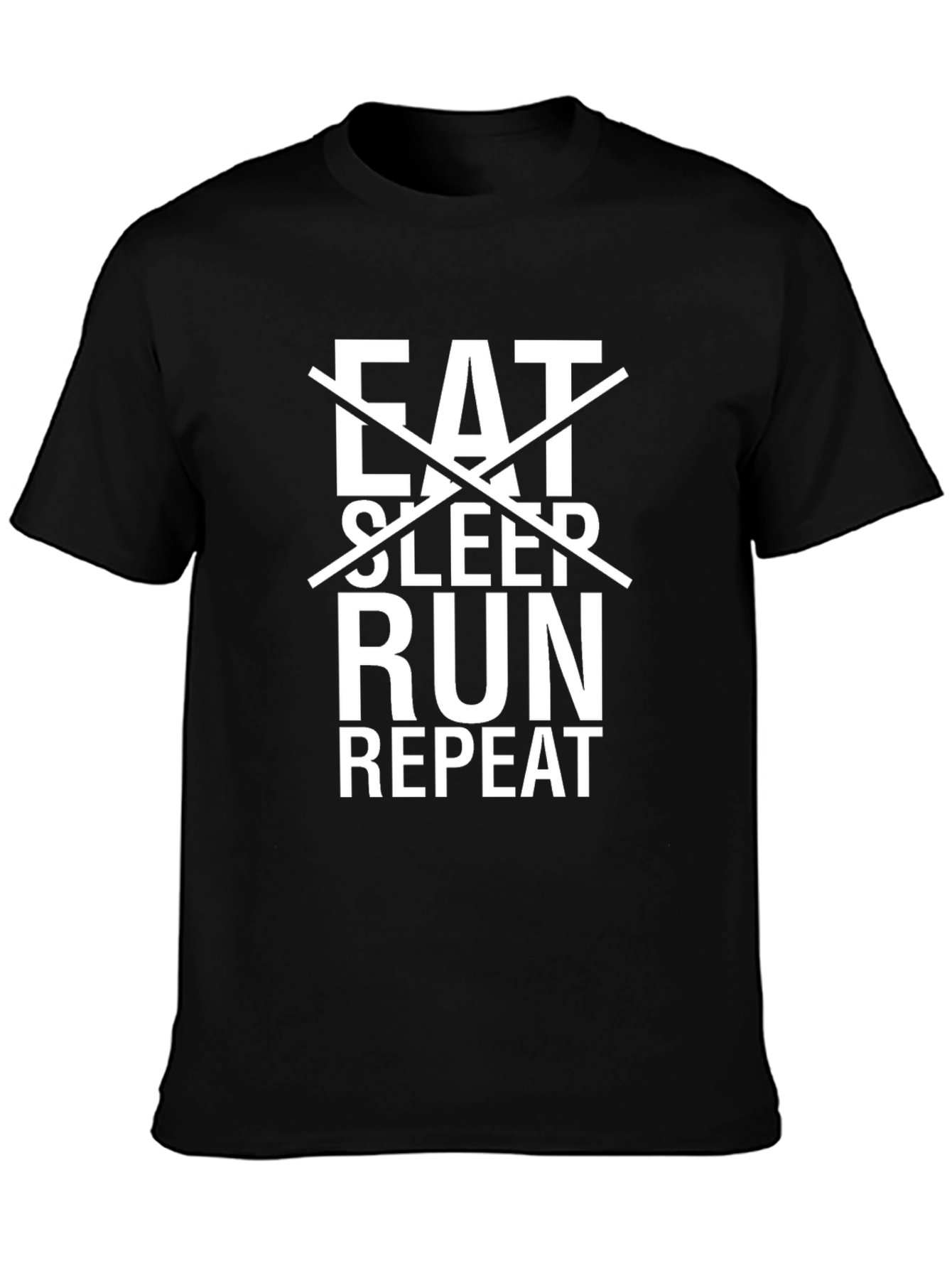 Eat Sleep Run Repeat Graphic Tee
