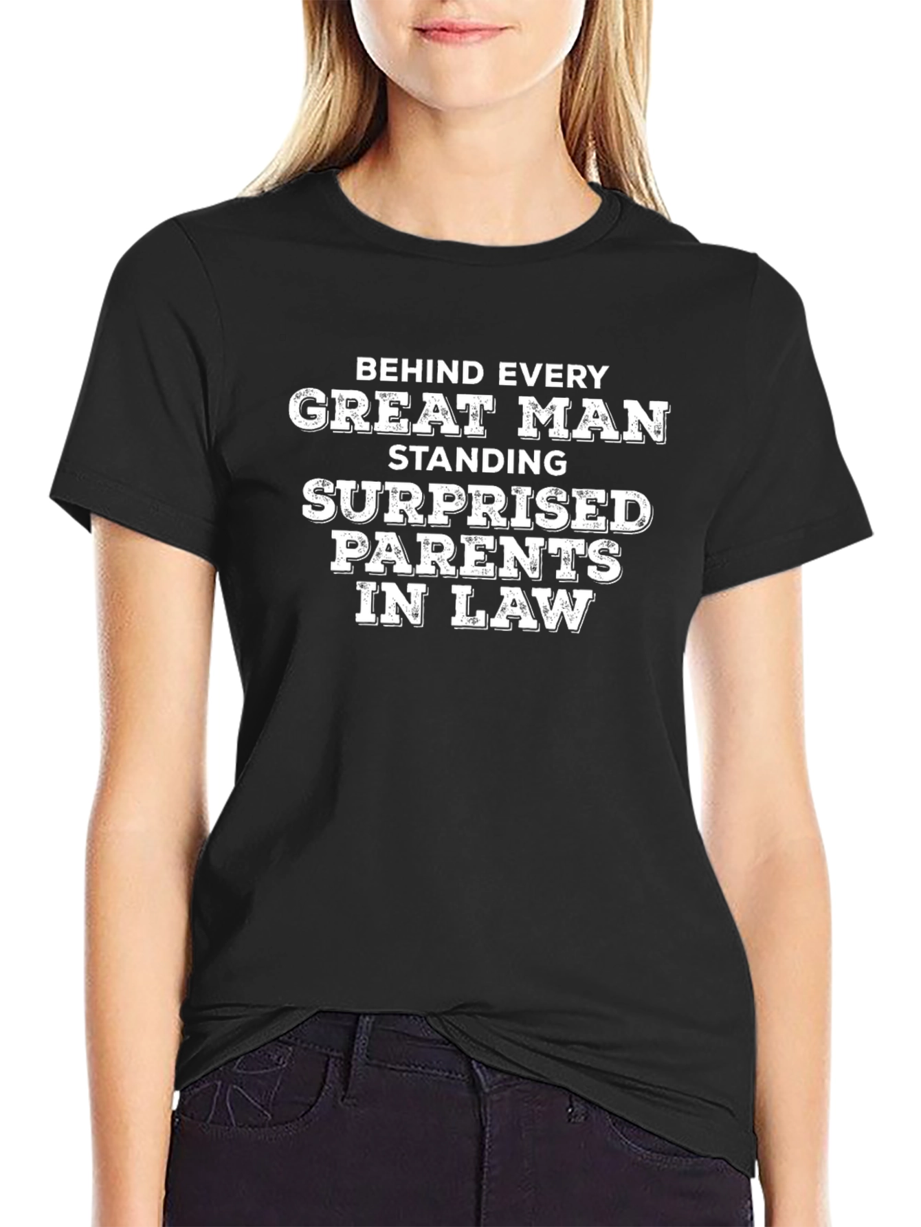 Funny Surprised Parents In Law T-Shirt