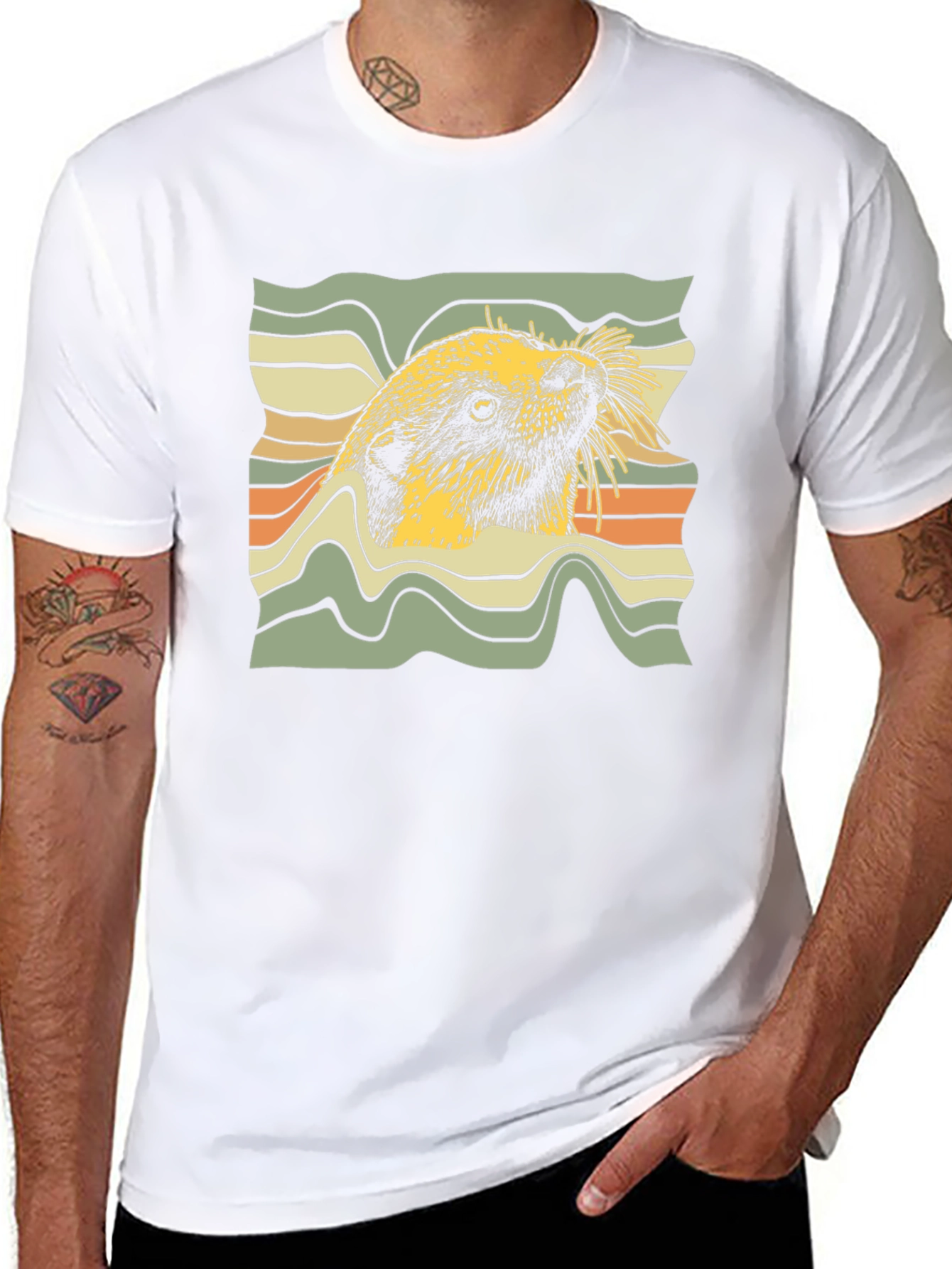 Retro Otter Graphic Tee