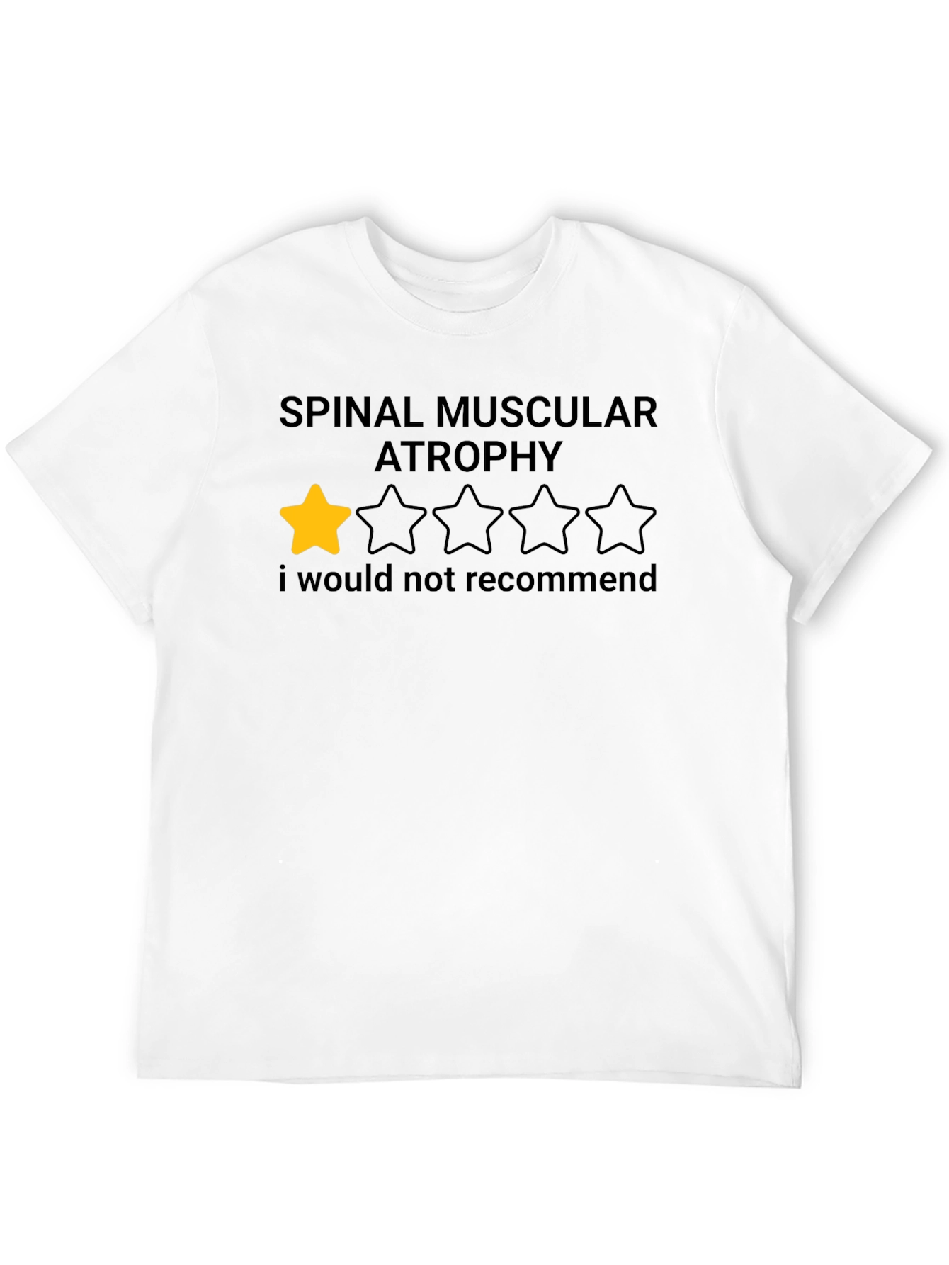 Spinal Muscular Atrophy One Star T-Shirt