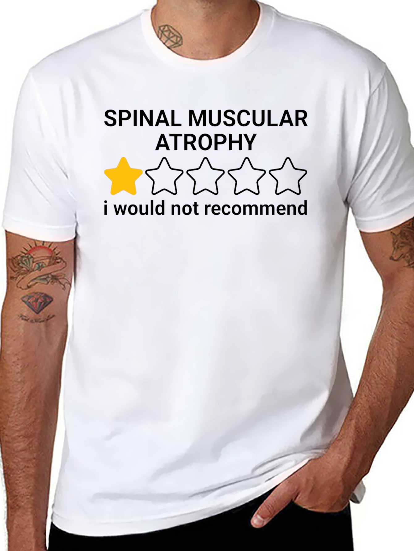 Spinal Muscular Atrophy One Star T-Shirt