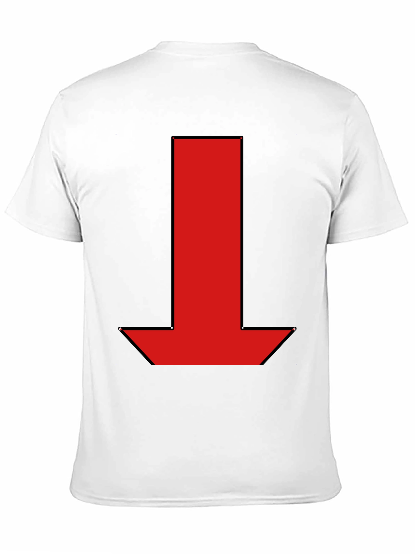 Red Arrow Graphic Black T-Shirt
