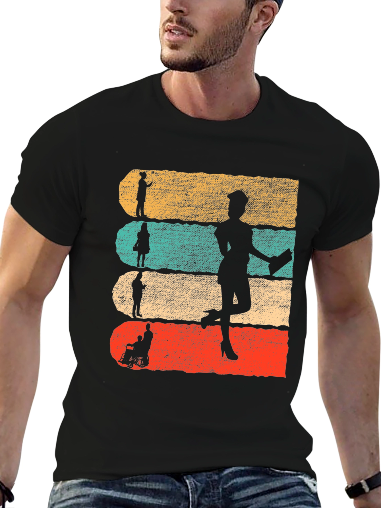Retro Healthcare Heroes T-Shirt