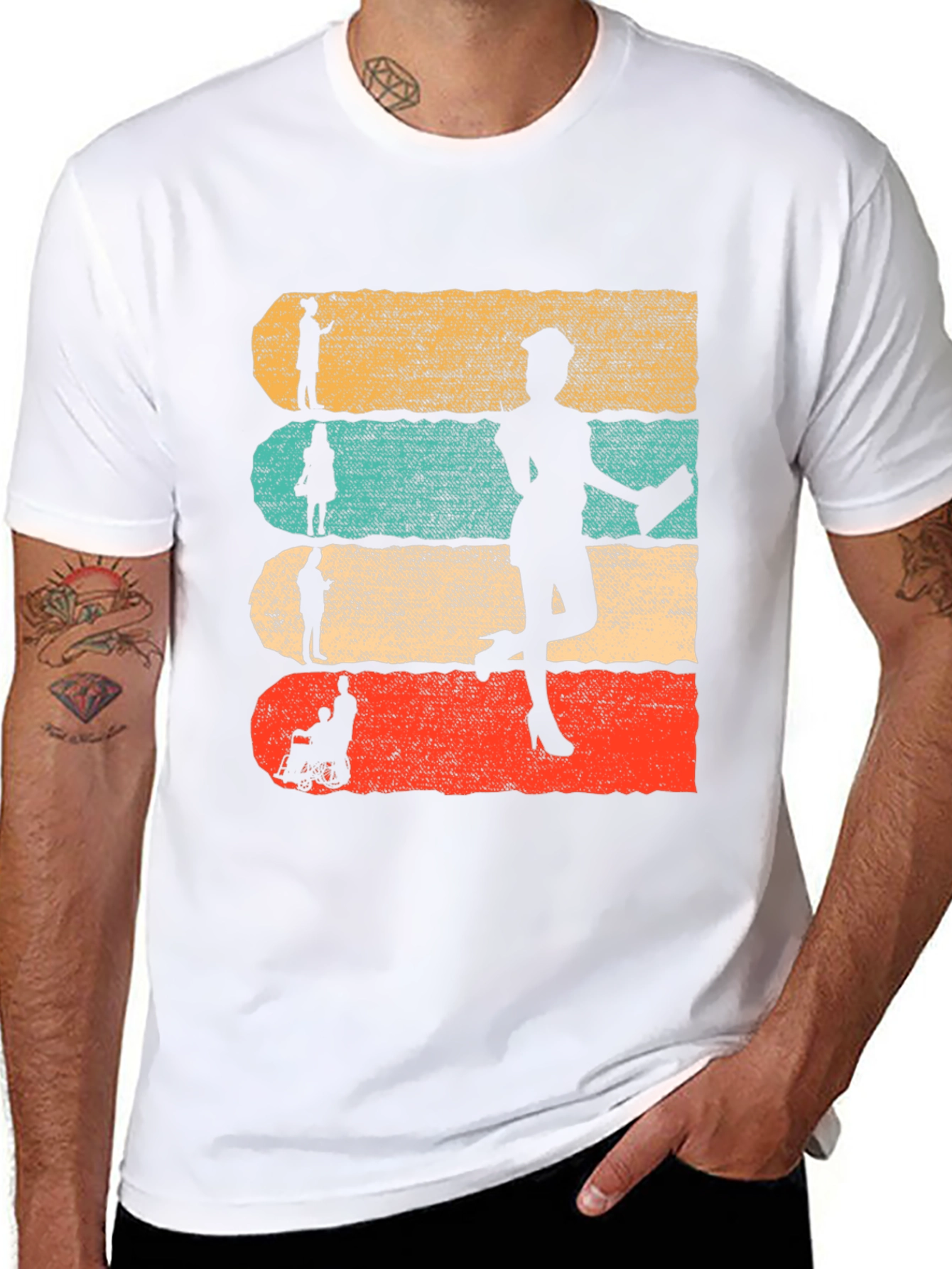 Retro Healthcare Heroes T-Shirt