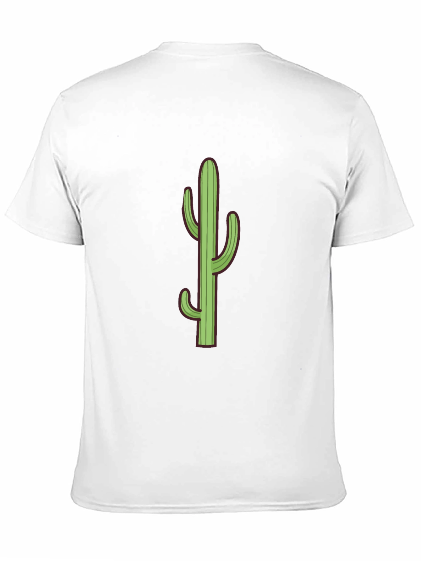 Cactus Graphic Tee - Black Cotton T-Shirt