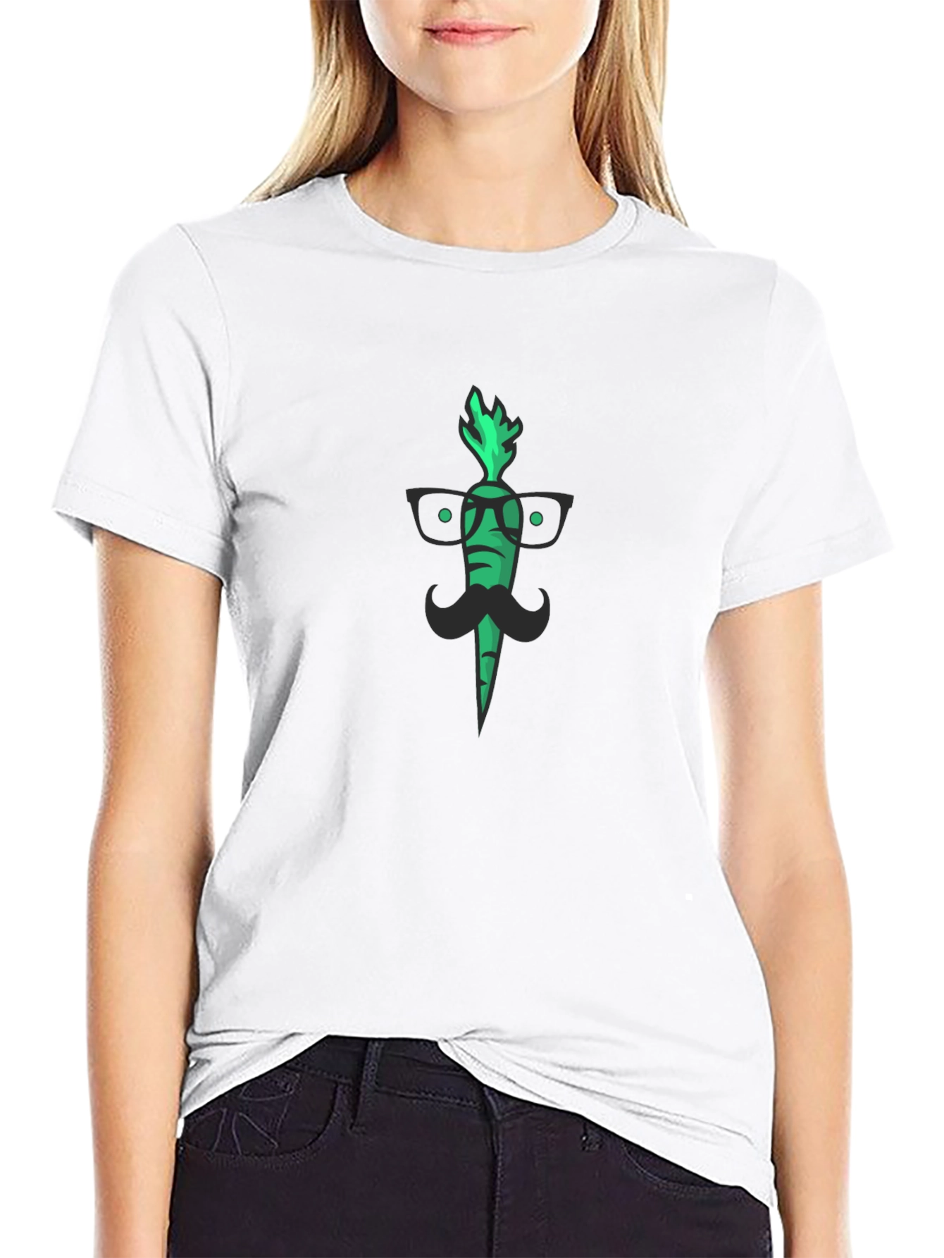 Trendy Carrot T-Shirt: Hipster Style