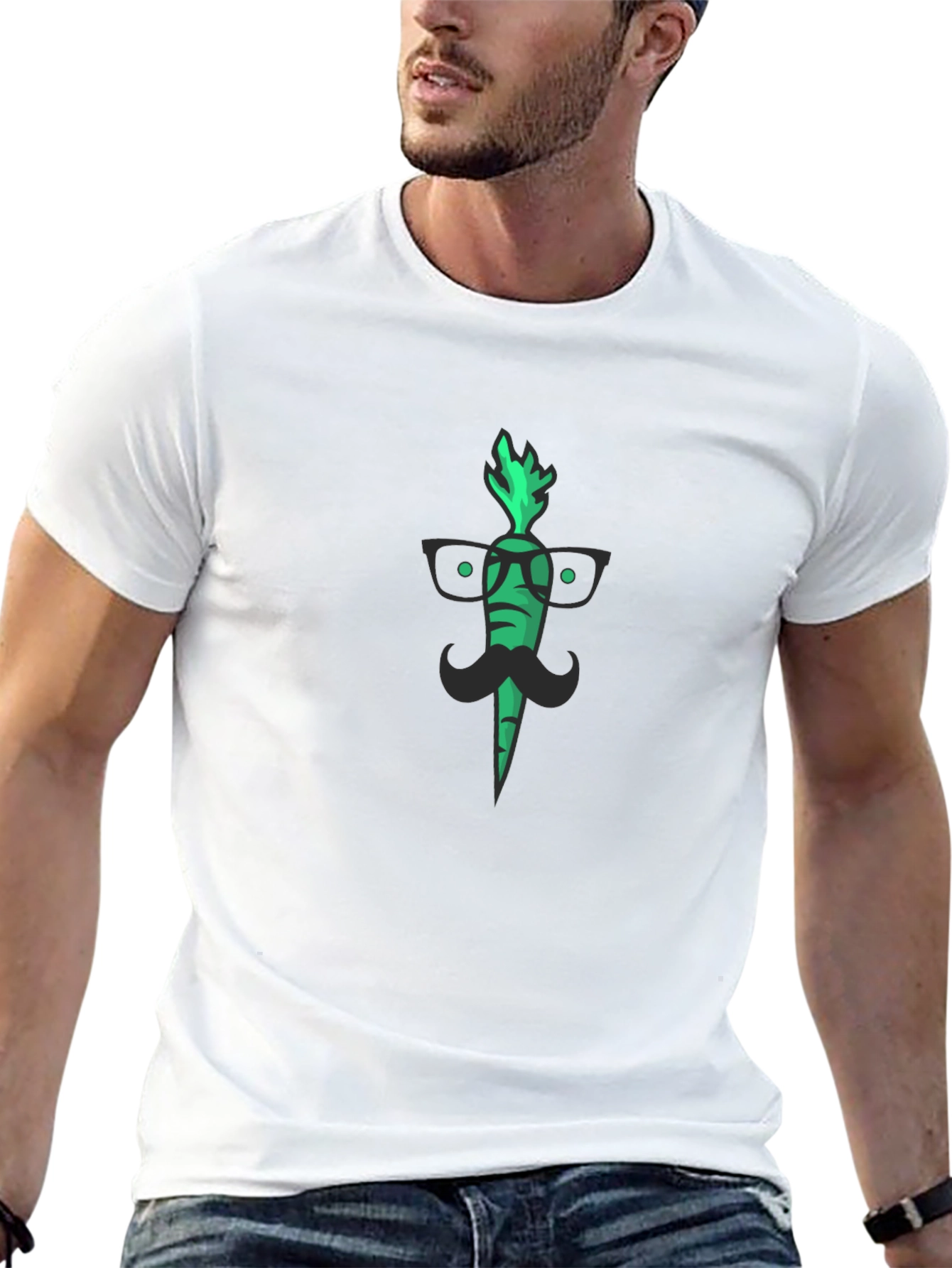 Trendy Carrot T-Shirt: Hipster Style