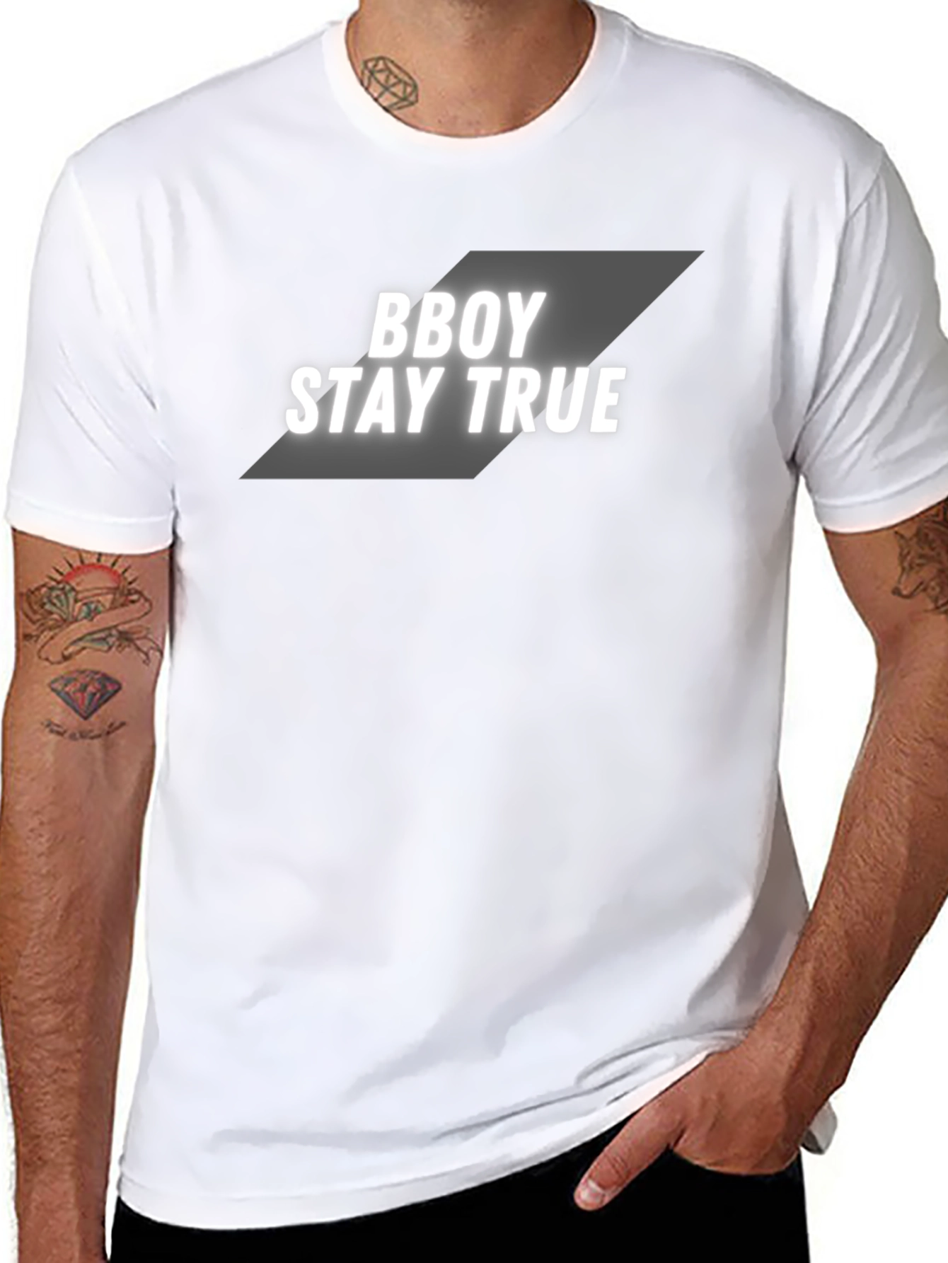 BBOY STAY TRUE Black T-Shirt
