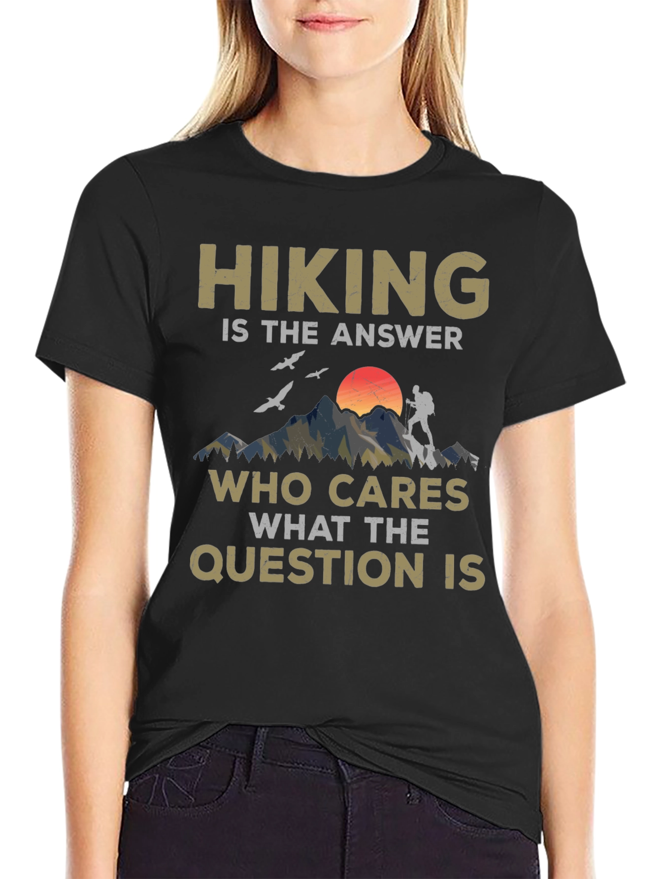 Hiking is the Answer Graphic Tee
